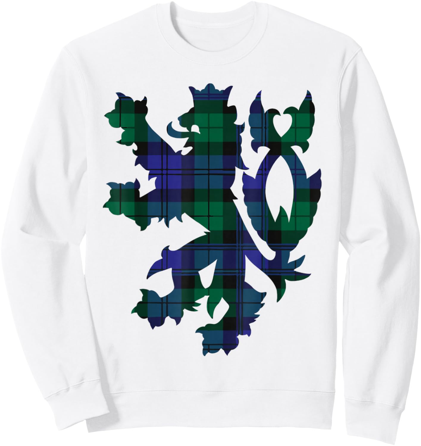 Clan Blackwatch Tartan Scottish Family Name Scotland Pride Sweatshirt - Sweatshirt | White