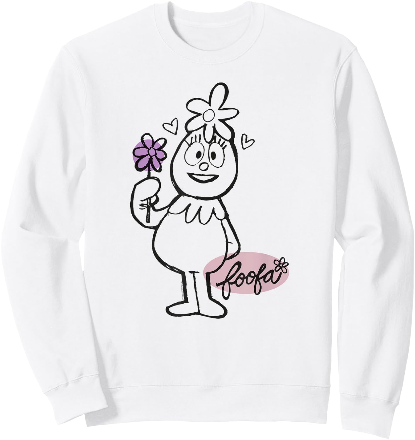 Yo Gabba Gabba - Sketch Foofa Sweatshirt - Sweatshirt | White