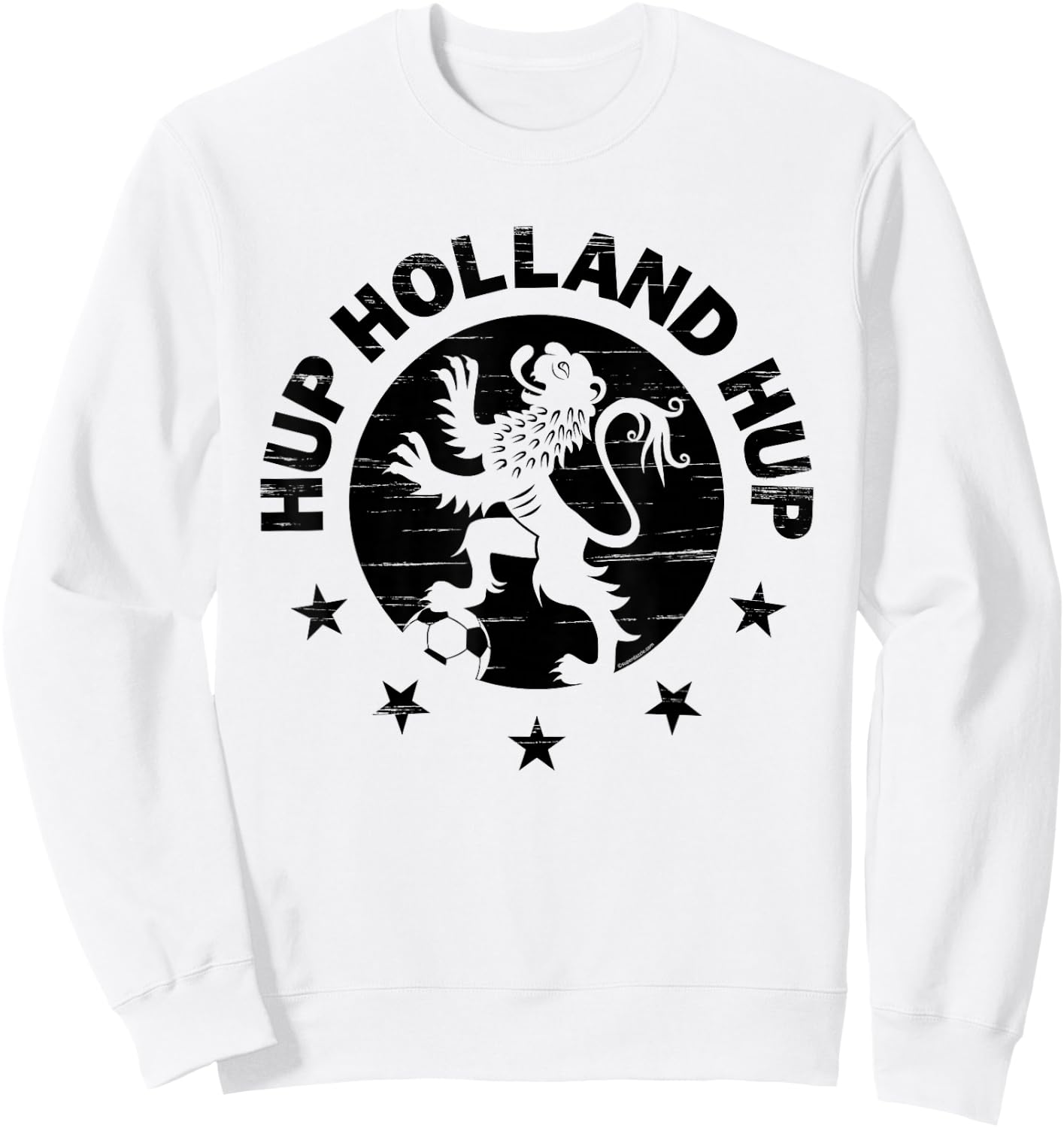 Netherlands Women Men Dutch Soccer Hup Holland Oranje Sweatshirt - Sweatshirt | White