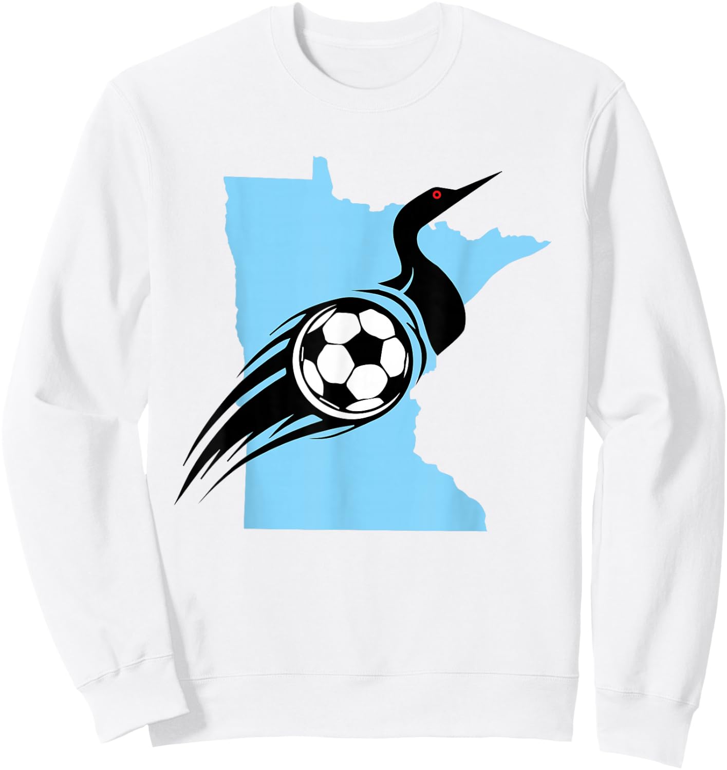 Minnesota Soccer Loon Sweatshirt - Sweatshirt | White