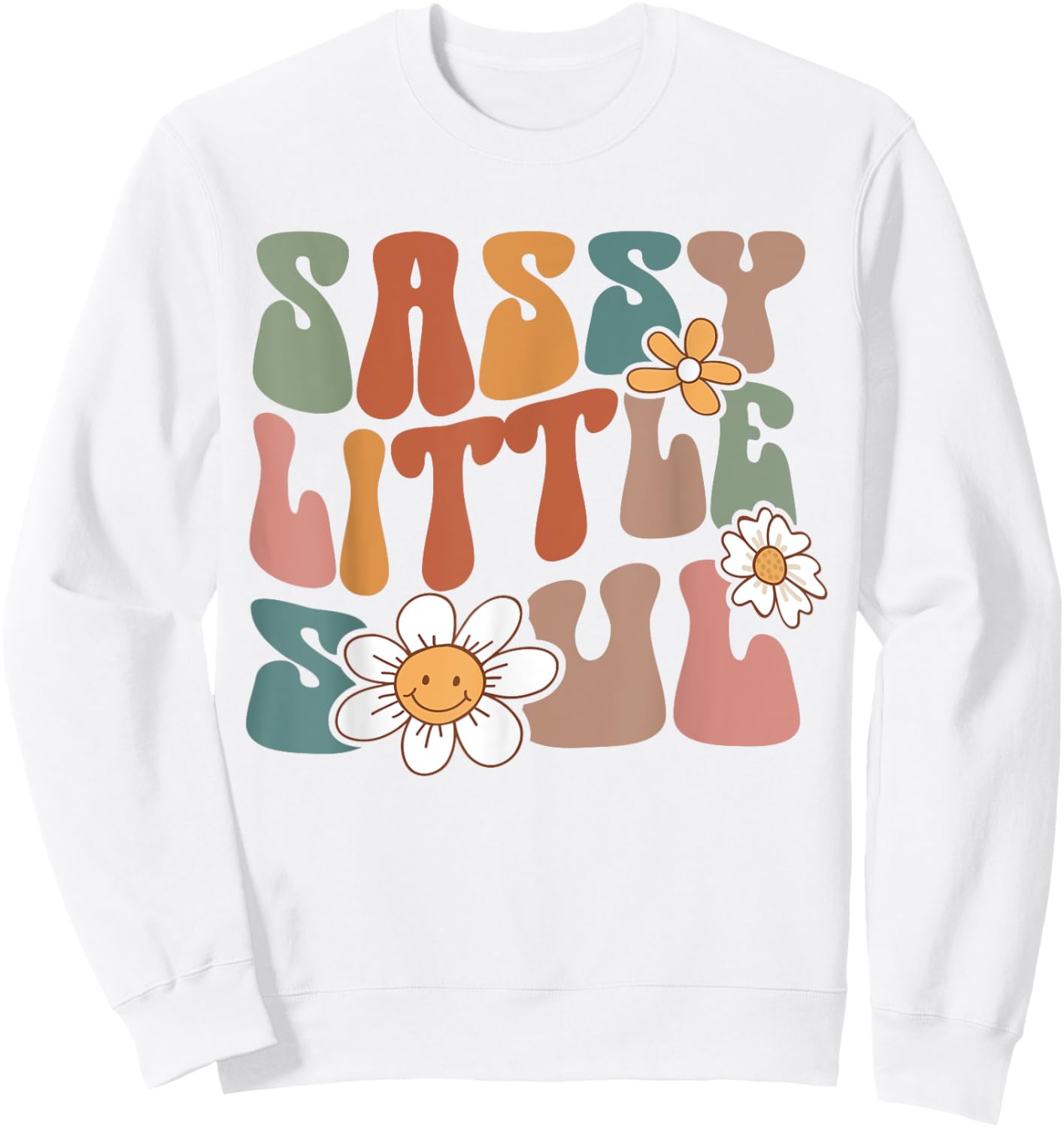 Sassy Kids Soul Little Baby Girl Sassy Child Cute Toddler Sweatshirt - Sweatshirt | White