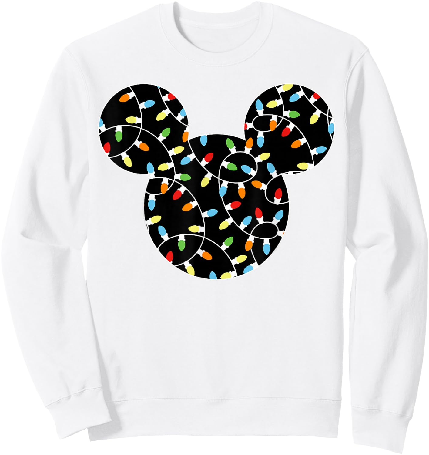 Disney - Mickey Holiday Lights Sweatshirt - Sweatshirt | White