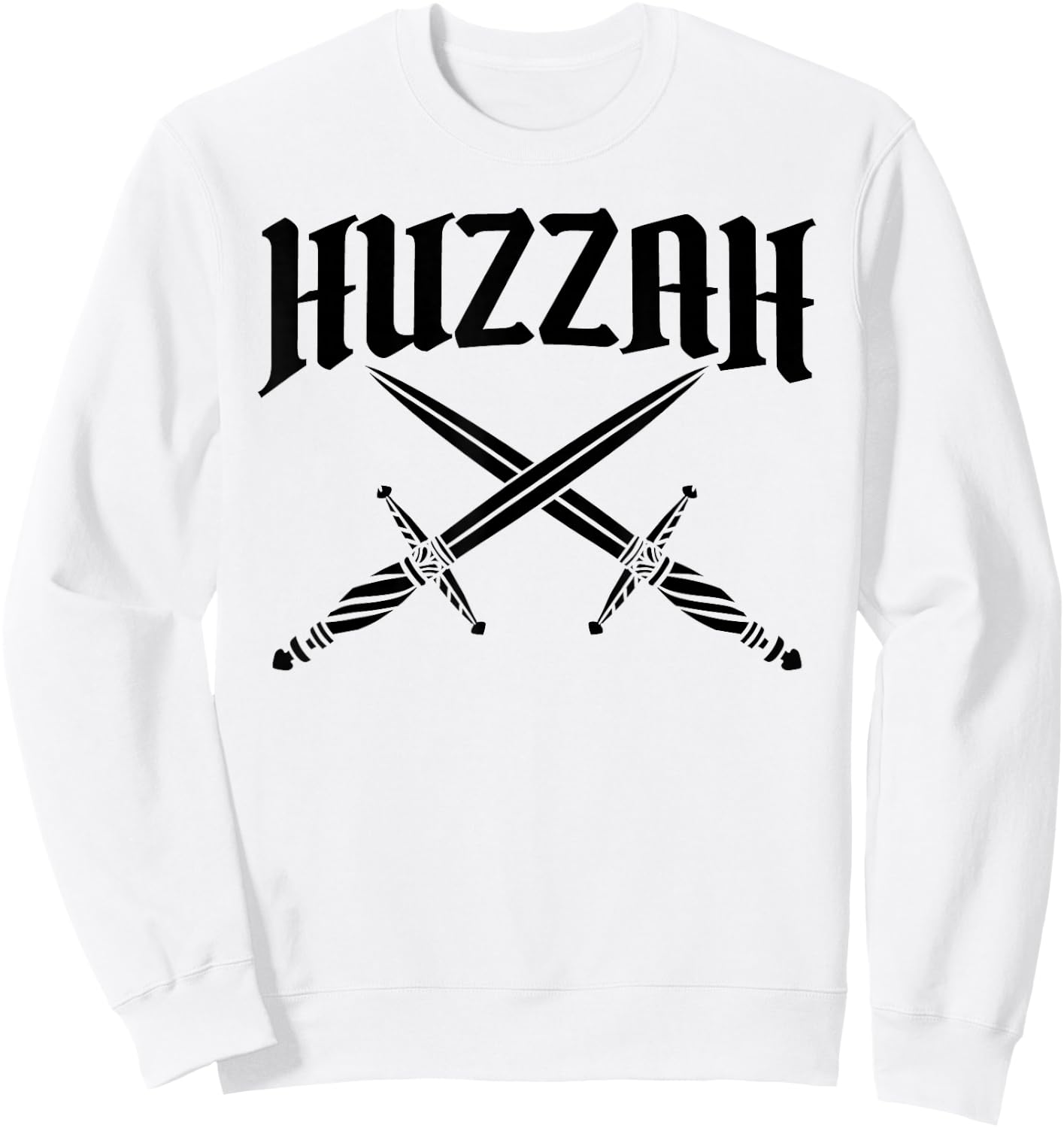 Medieval Festival Huzzah Historical Faire Renaissance Fair Sweatshirt - Sweatshirt | White