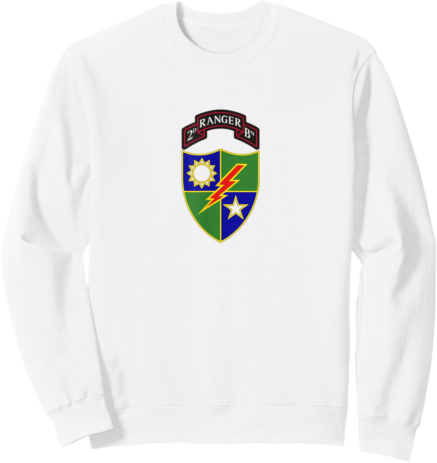 2nd Battalion - 75th Ranger Regiment Sweatshirt - Sweatshirt | White