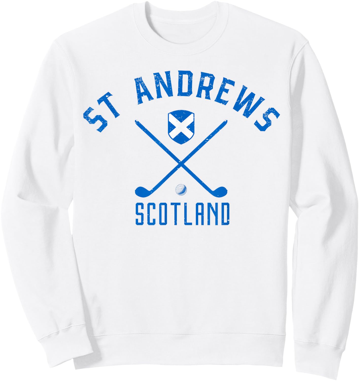 St. Andrews Scotland Golf Sweatshirt - Sweatshirt | White