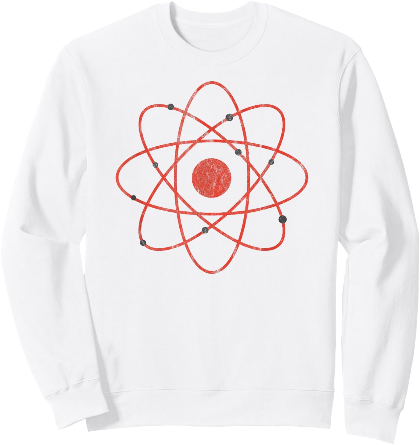 Retro Atomic Vintage Atom Sweatshirt - Sweatshirt | White
