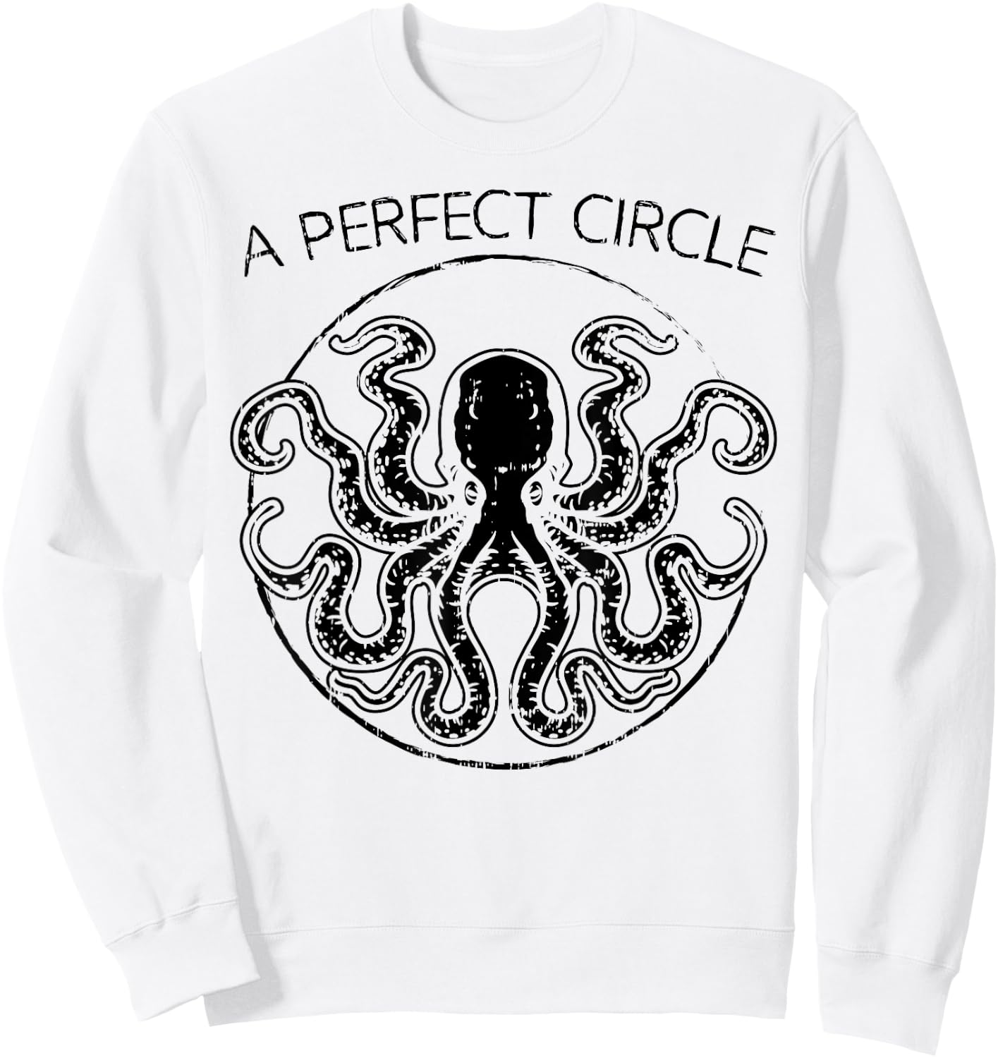 Perfect Circle Shirt Circular Octopi Math Teacher Pi Day Sweatshirt - Sweatshirt | White