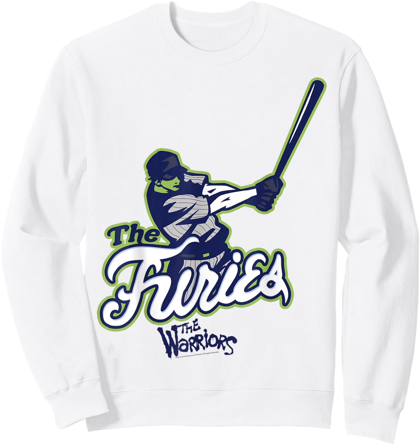 The Warriors The Furies Baseball Team Logo Sweatshirt - Sweatshirt | White