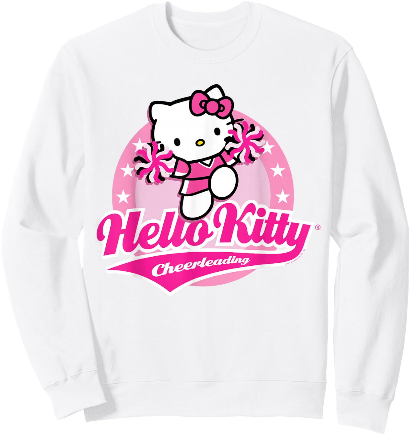 Hello Kitty Cheerleading Cheerleader Shirt Sweatshirt - Sweatshirt | White