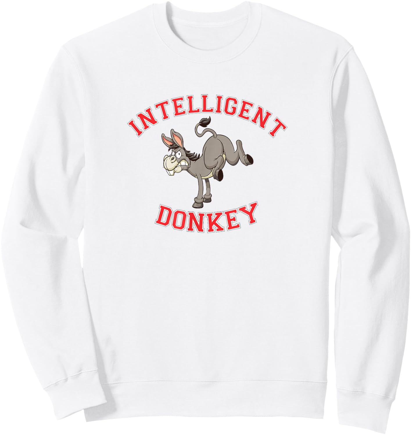 Intelligent Donkey Sweatshirt - Sweatshirt | White