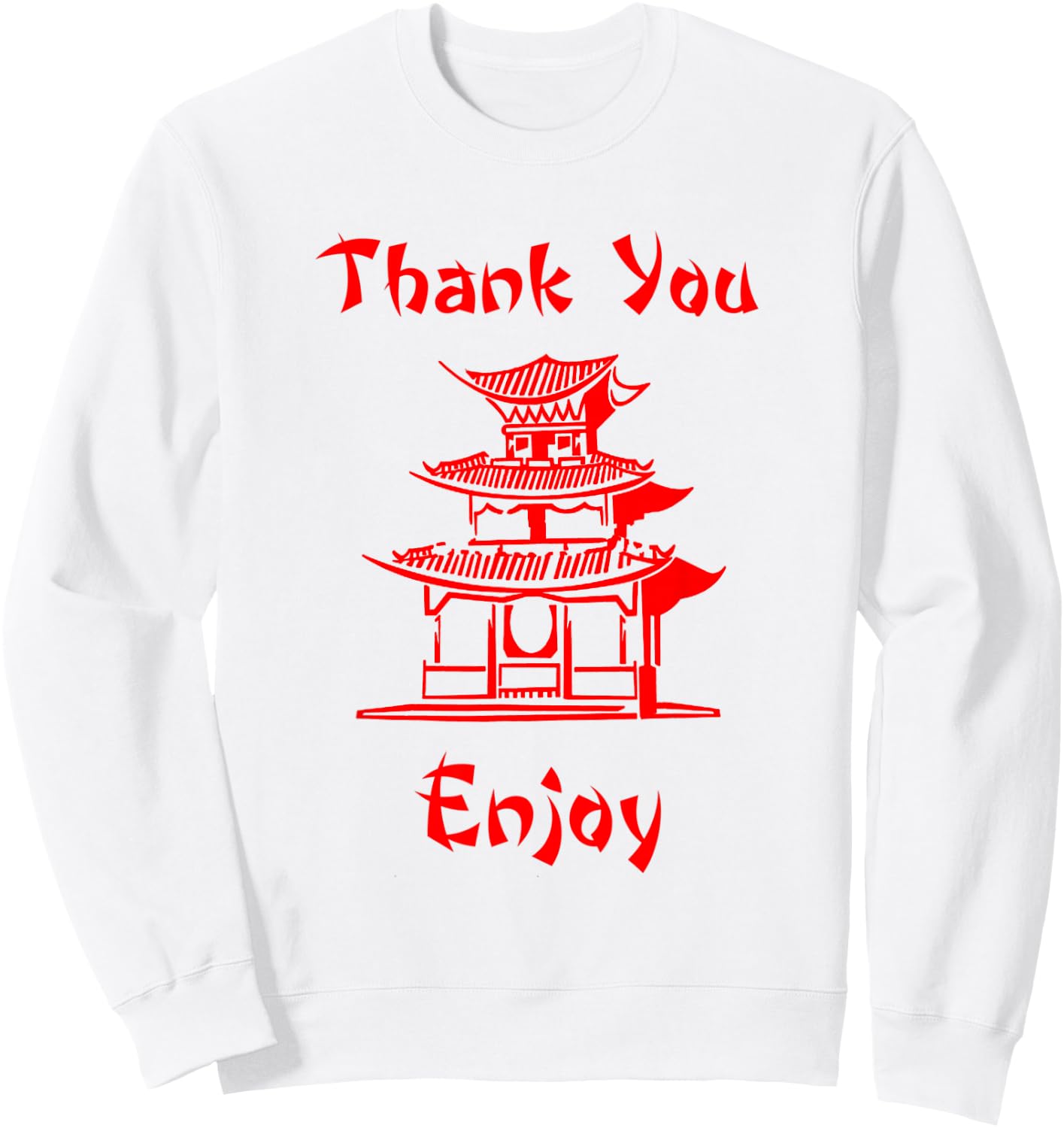 Chinese Take Out Shirt Sweatshirt - Sweatshirt | White