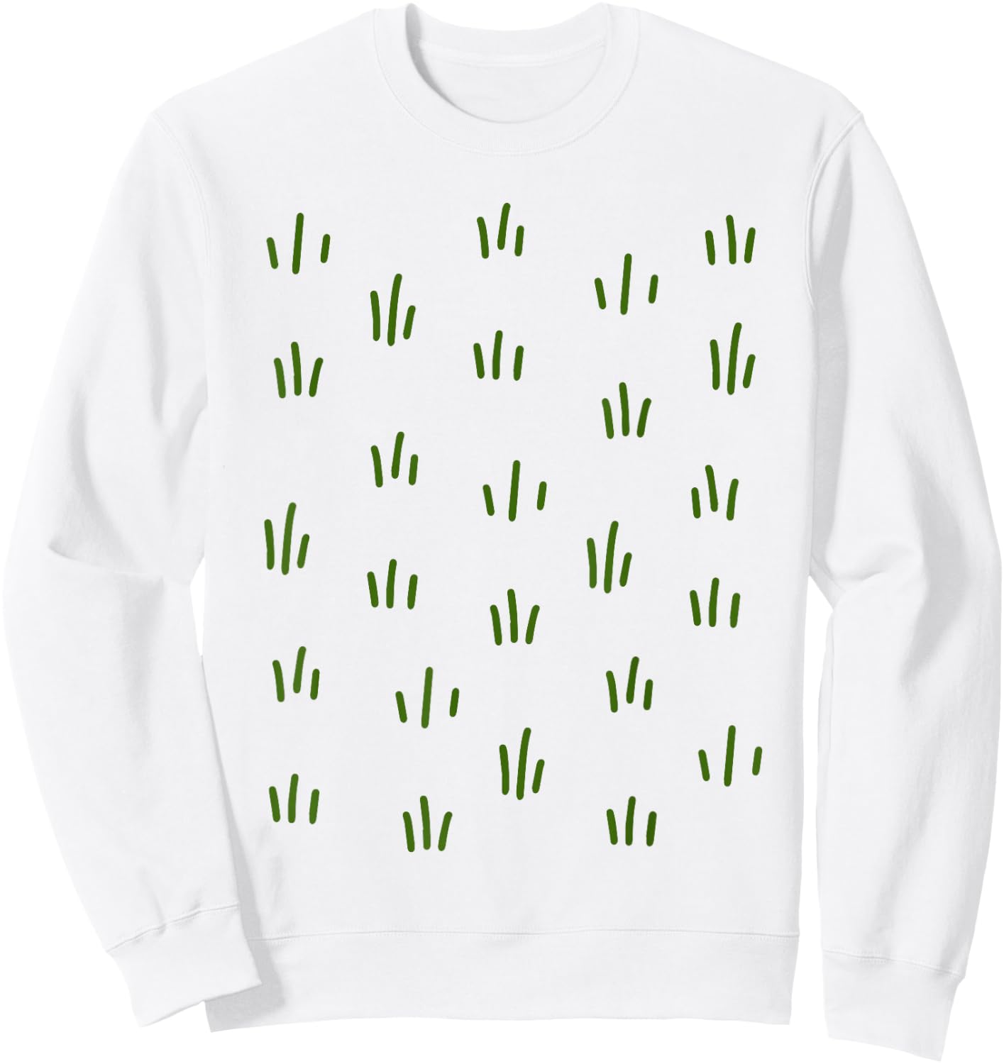 Grass Costume Funny Dad Lawn Mower Gardener Gardening Mowing Sweatshirt - Sweatshirt | White