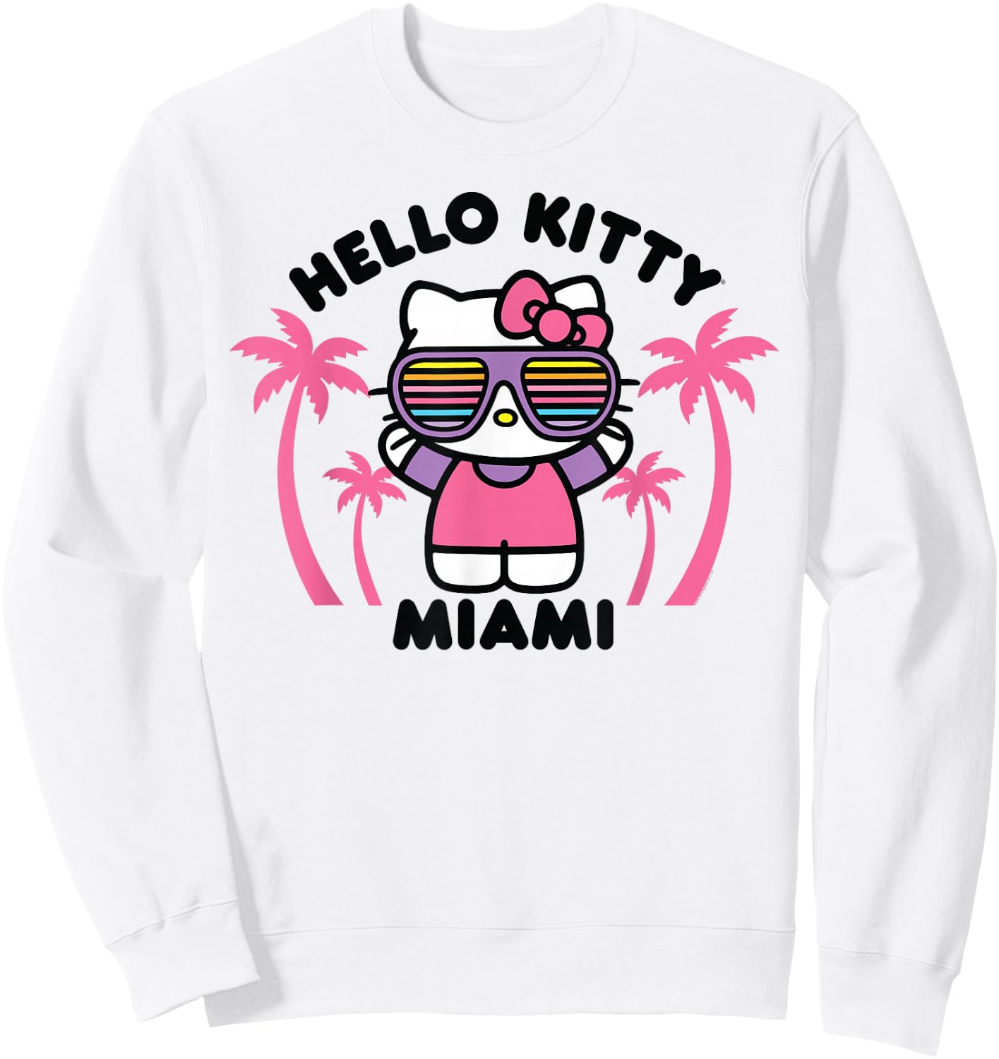 Hello Kitty Miami Sweatshirt - Sweatshirt | White