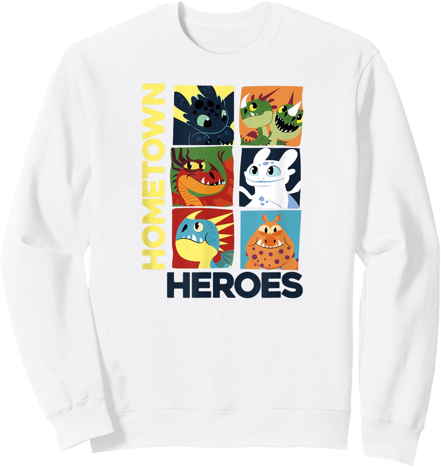 How to Train Your Dragon 3 Heroes of the Hometown Sweatshirt - Sweatshirt | White
