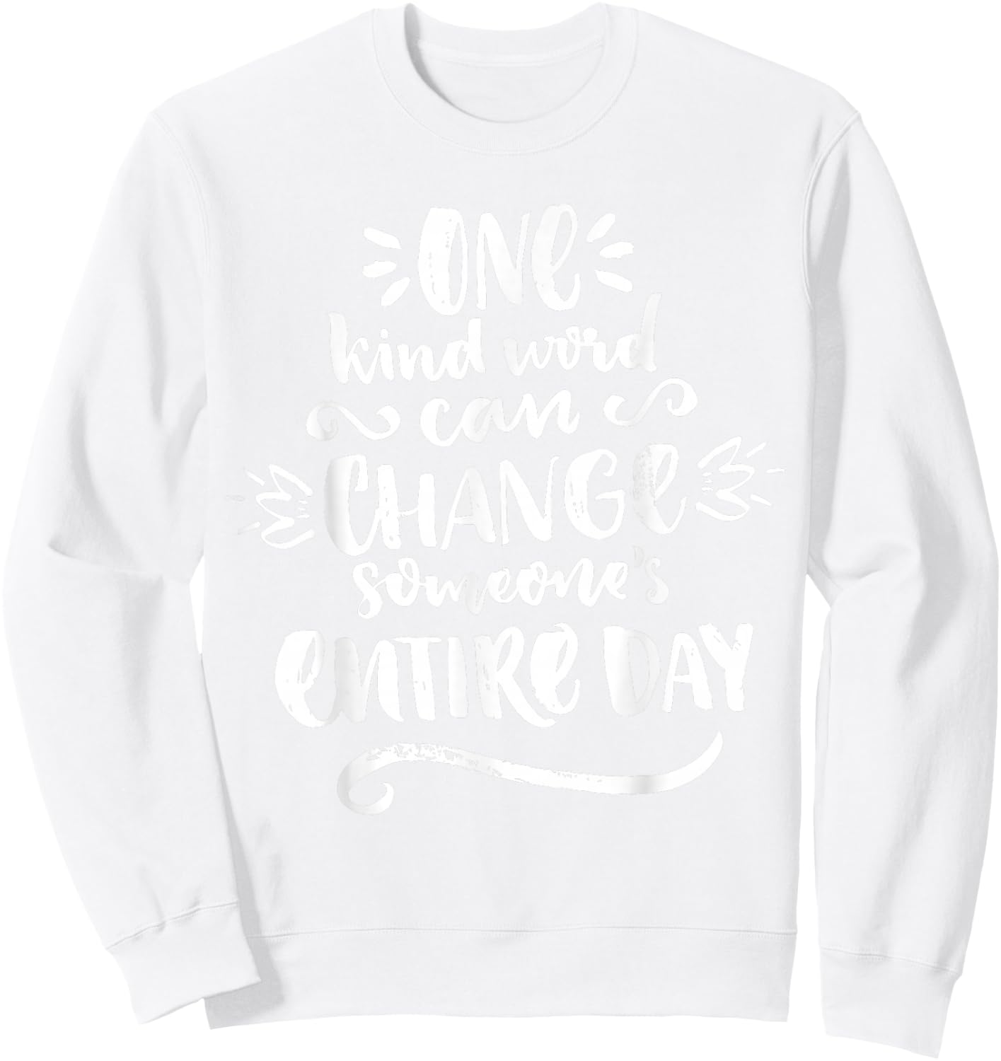 UNITY DAY Orange , Anti Bullying Gift And Be kind Sweatshirt - Sweatshirt | White