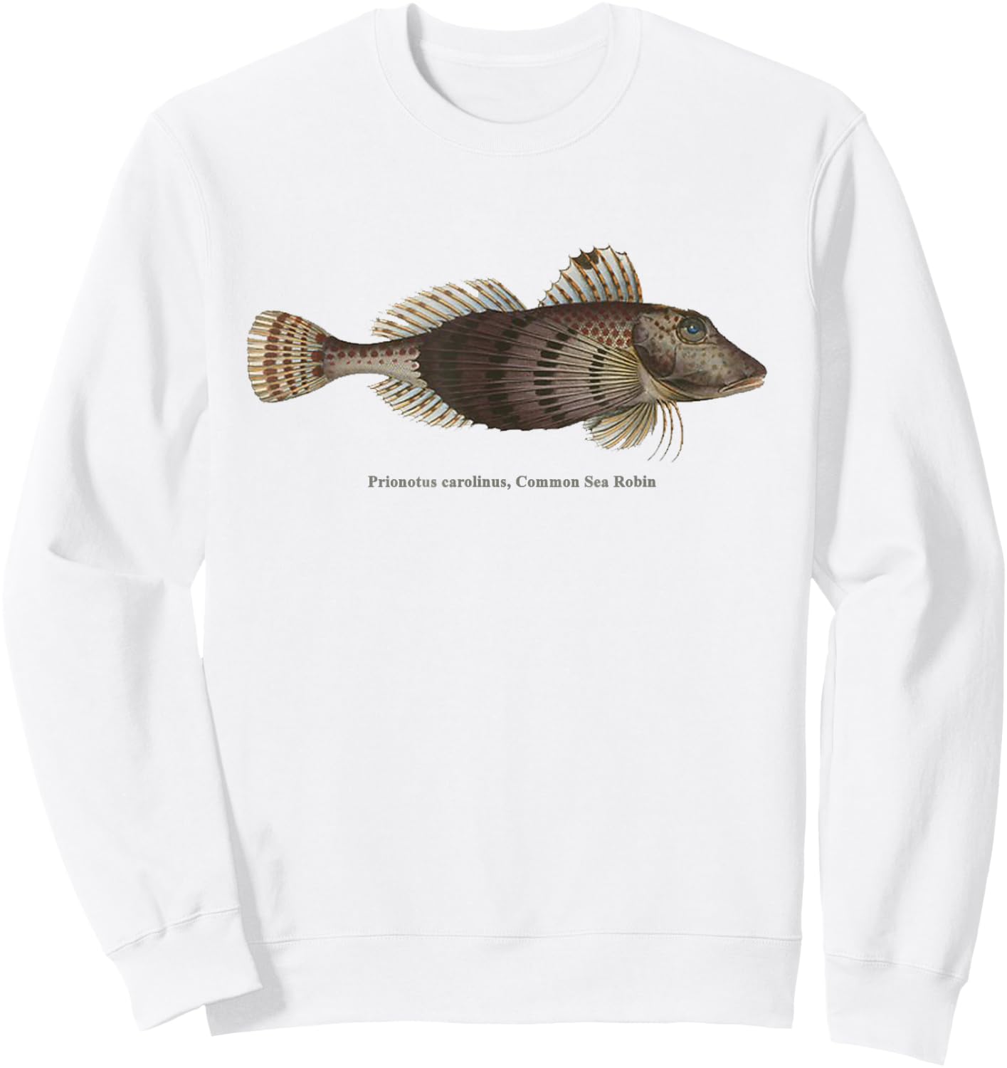 Common Sea Robin - Fish with fins like wings of a bird Sweatshirt - Sweatshirt | White