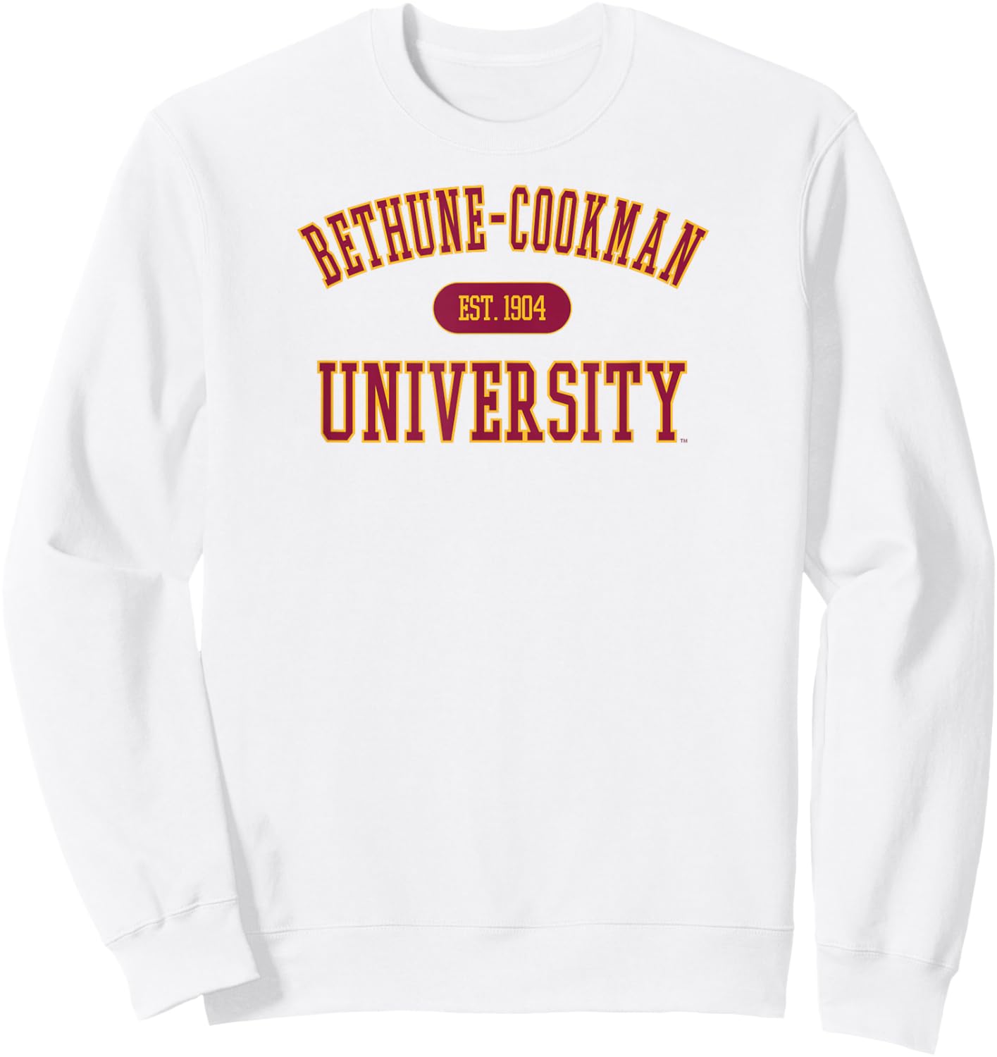 Bethune–Cookman Wildcats Varsity Gray Officially Licensed Sweatshirt - Sweatshirt | White