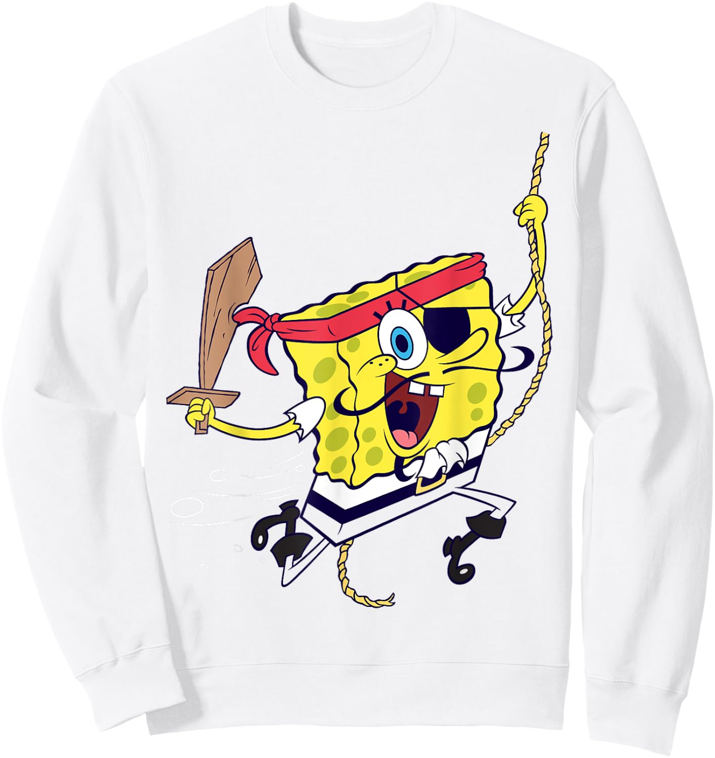 Spongebob SquarePants Pirate Sweatshirt - Sweatshirt | White