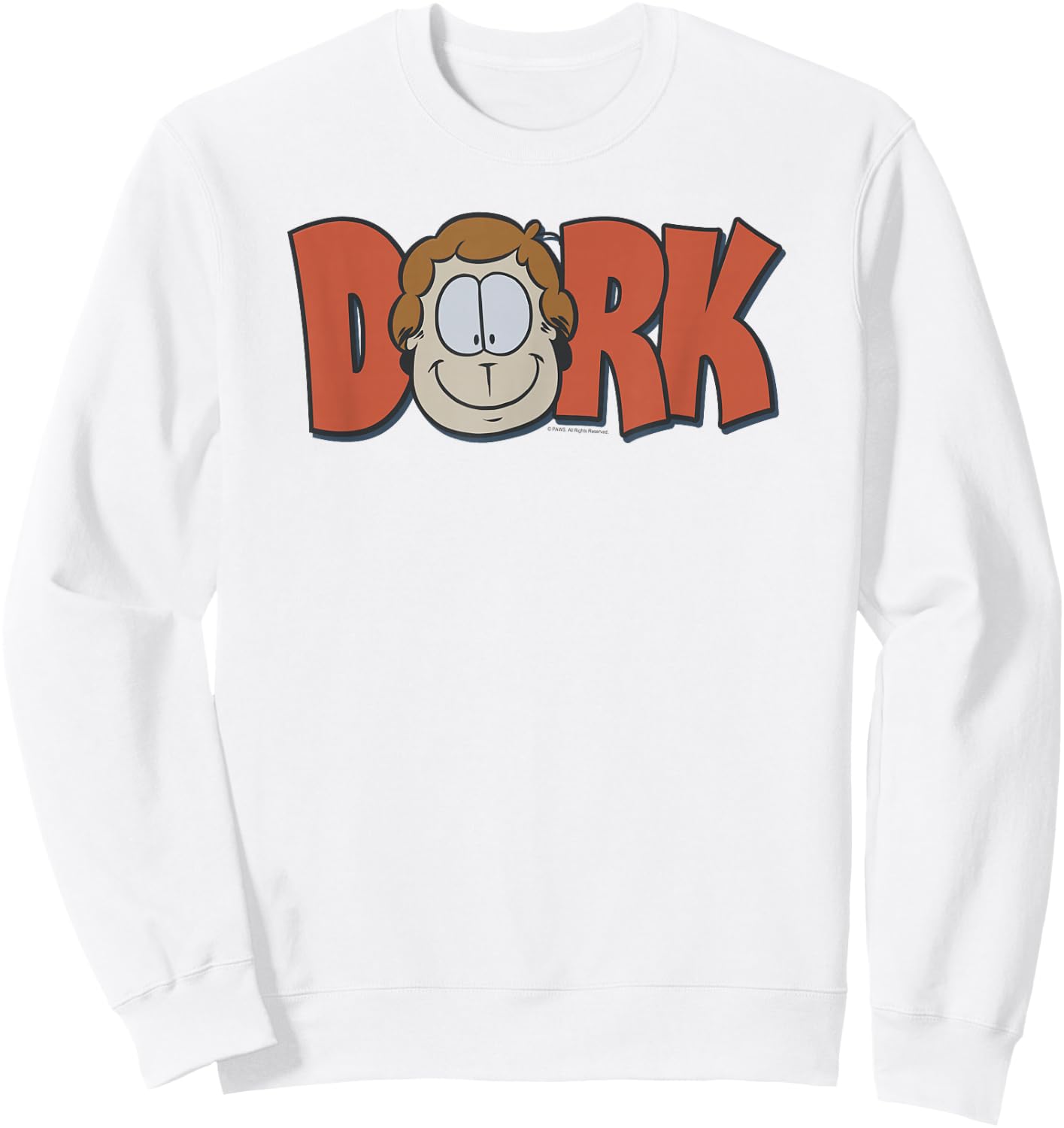 Garfield Dork T Shirt Sweatshirt - Sweatshirt | White