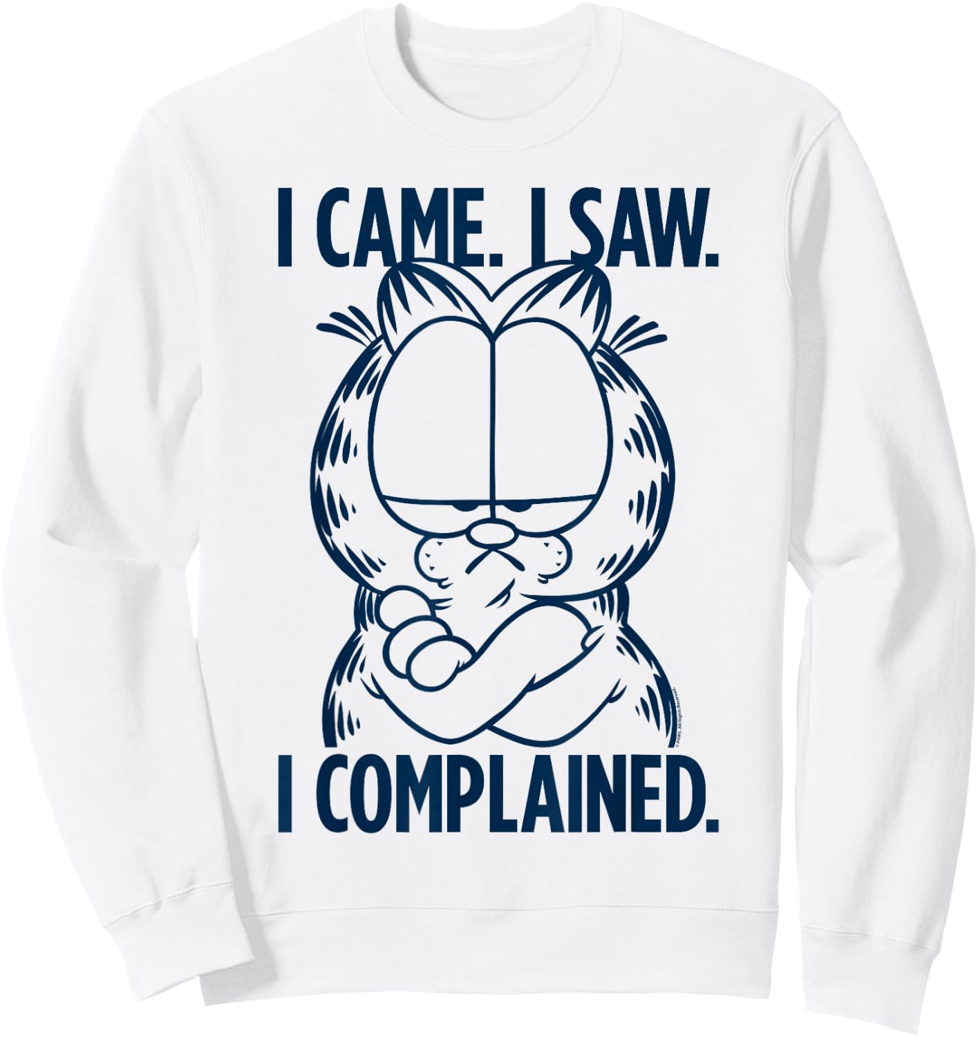 Garfield I Complained Sweatshirt - Sweatshirt | White