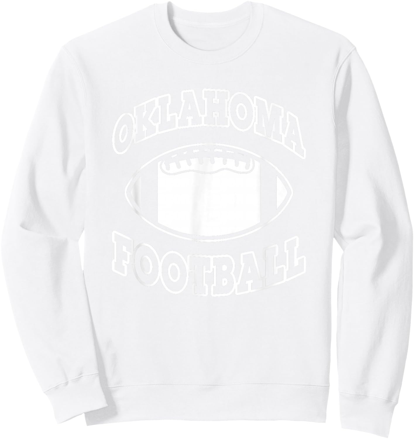 Oklahoma Football Sweatshirt - Sweatshirt | White