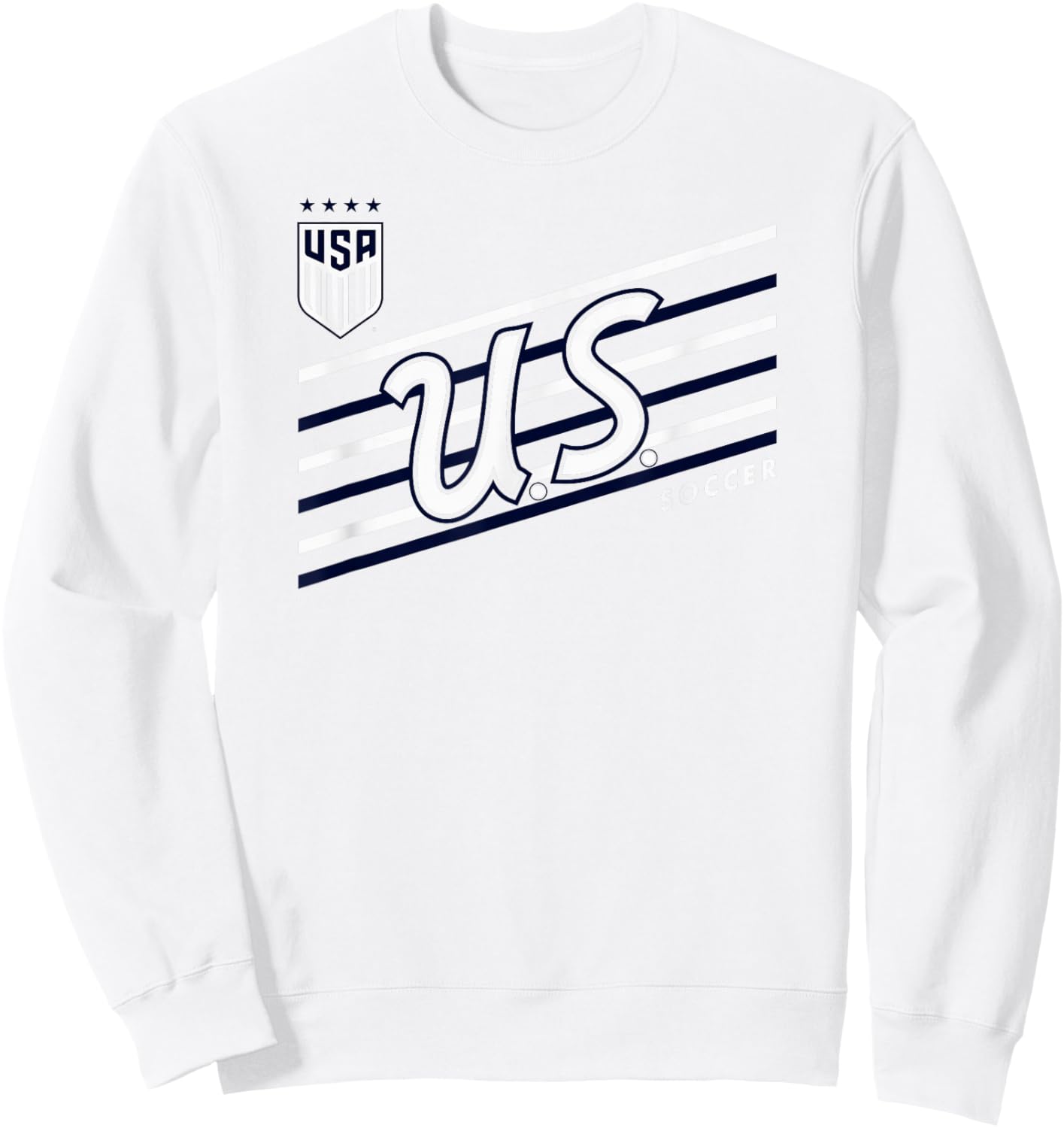 U.S. Soccer Retro Perform Red USWNT Officially Licensed Sweatshirt - Sweatshirt | White