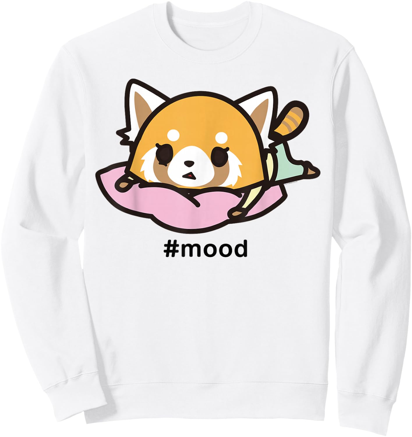 Aggretsuko #Mood Stressed Out shirt Sweatshirt - Sweatshirt | White