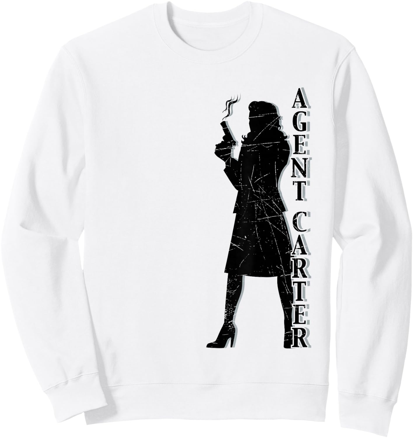 Marvel Agent Carter S.S.R. Silhouette Sweatshirt - Sweatshirt | White