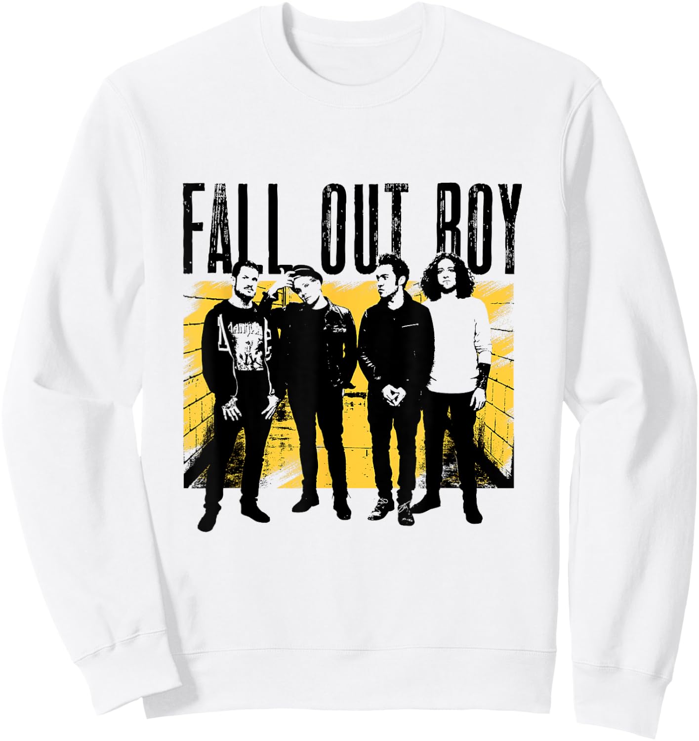 Fall Out Boy - Photo Block Sweatshirt - Sweatshirt | White