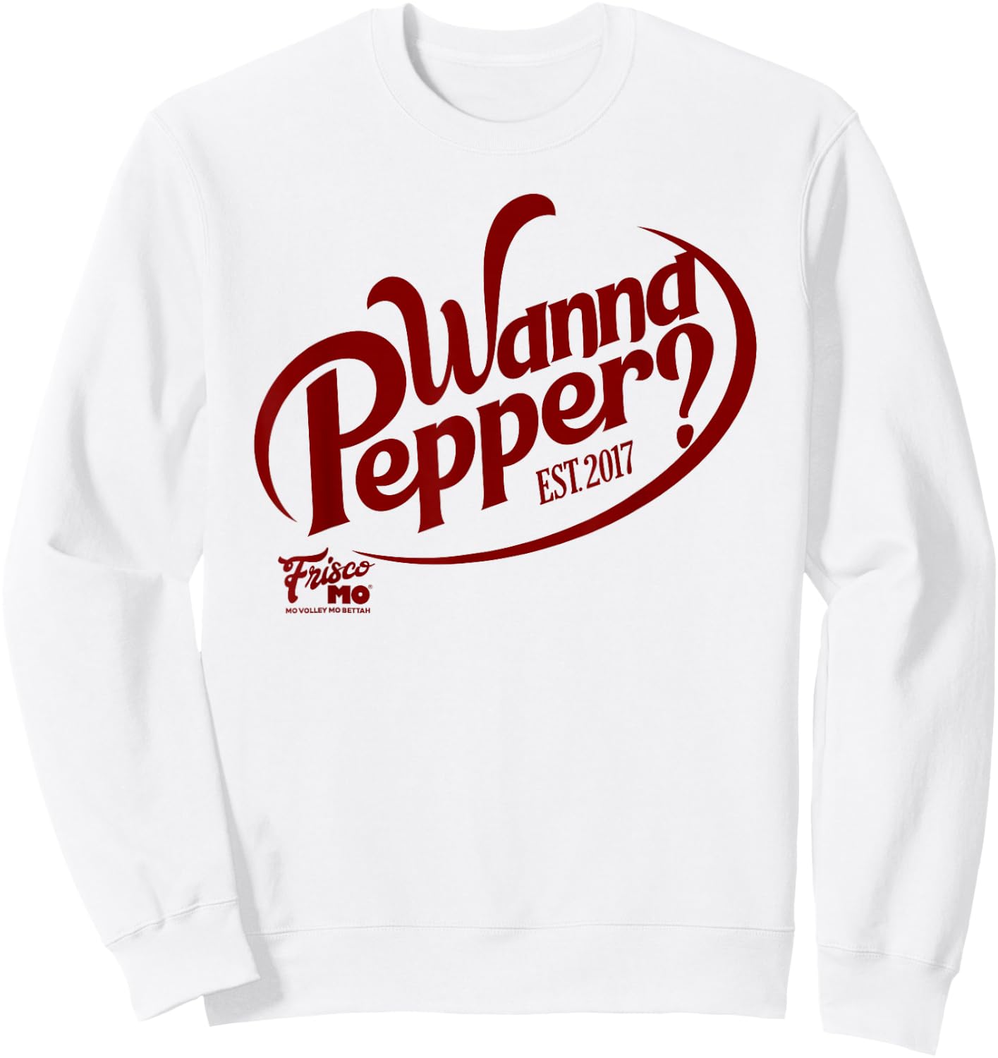Wanna Pepper Pop Volleyball Sweatshirt - Sweatshirt | White