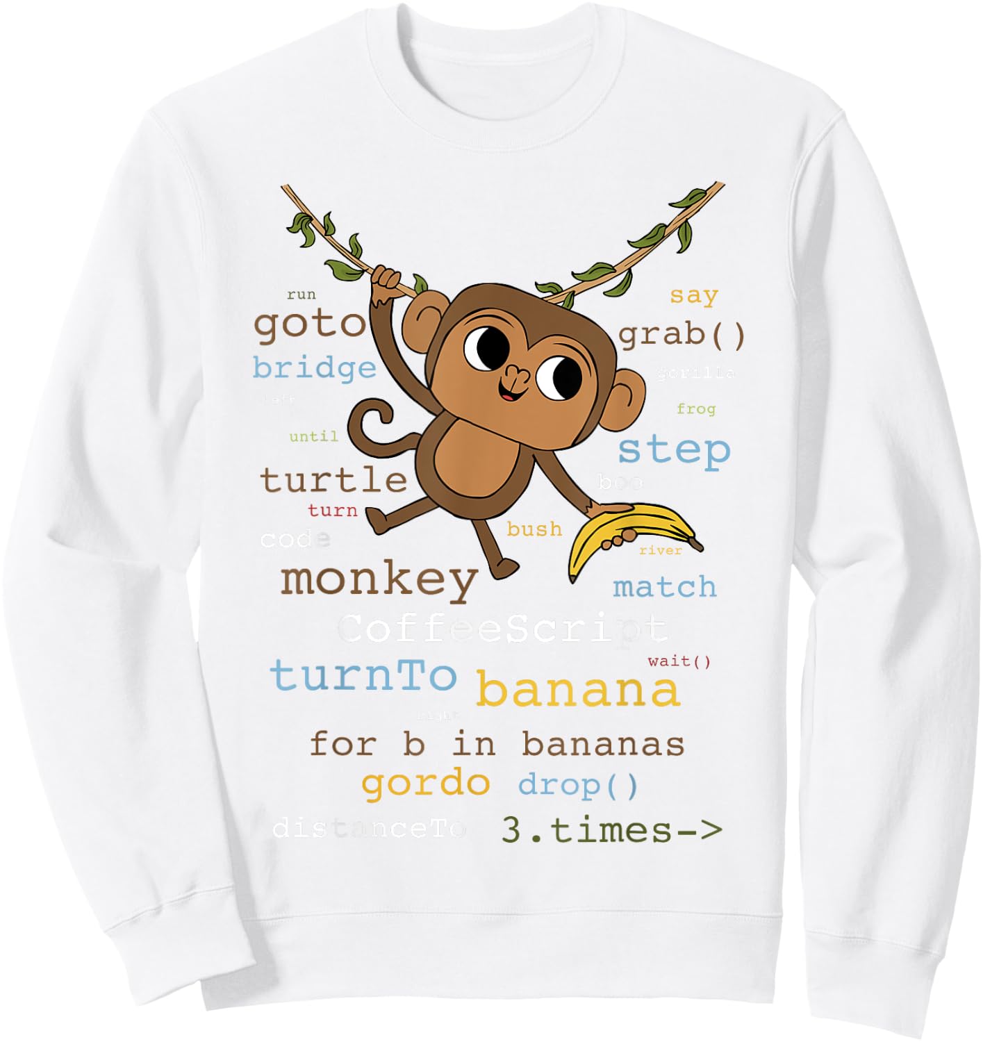The CodeMonkey Sweatshirt - Sweatshirt | White