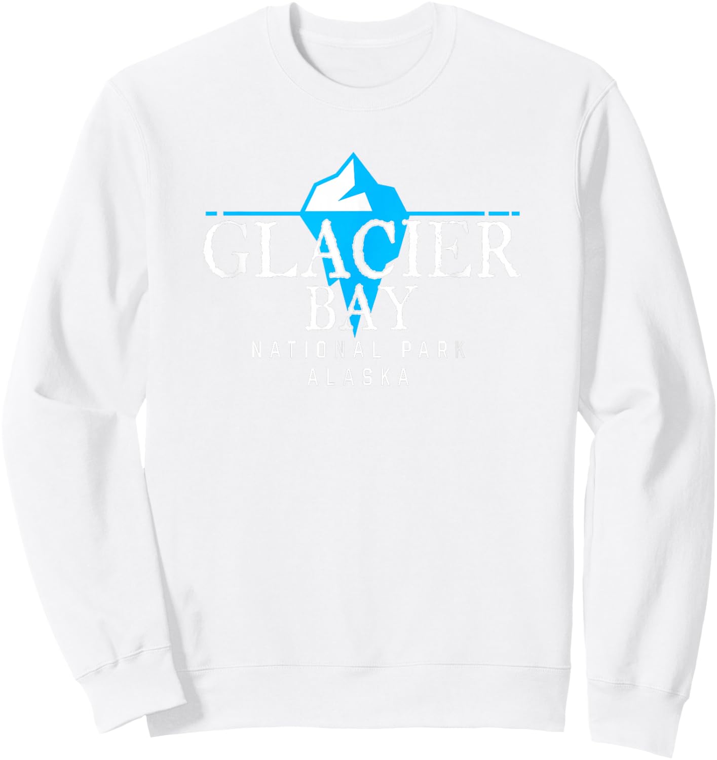 Glacier Bay National Park Alaska Outdoor Sweatshirt - Sweatshirt | White