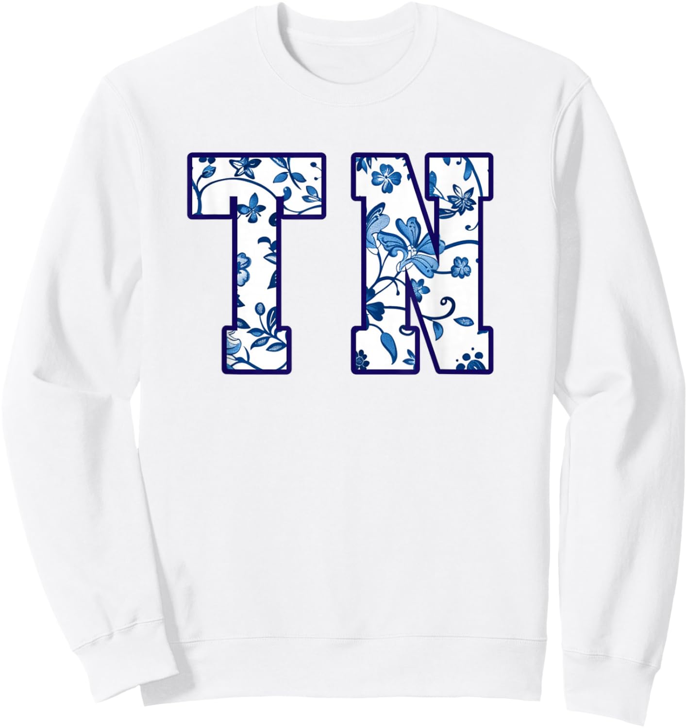 Women's Girls Tennessee Vintage Wildflowers Graphic Print Sweatshirt - Sweatshirt | White