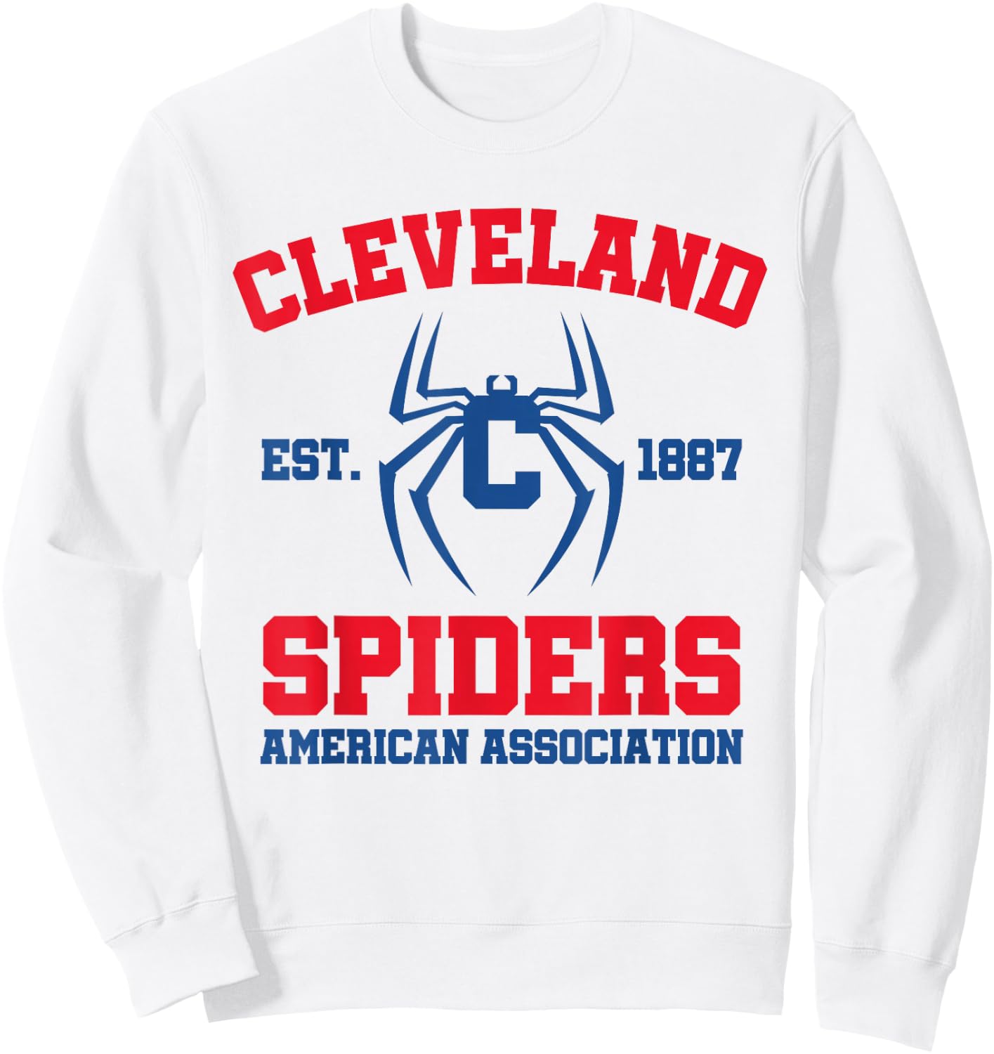 Cleveland Spiders Baseball Fan Sweatshirt - Sweatshirt | White