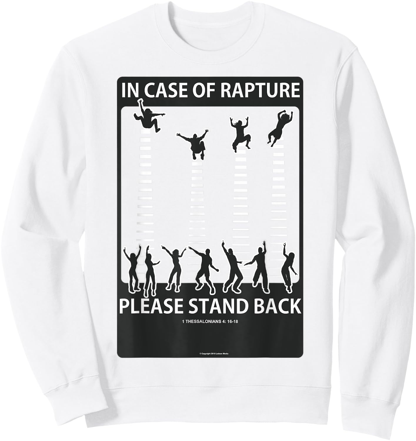 Rapture Warning Sweatshirt - Sweatshirt | White