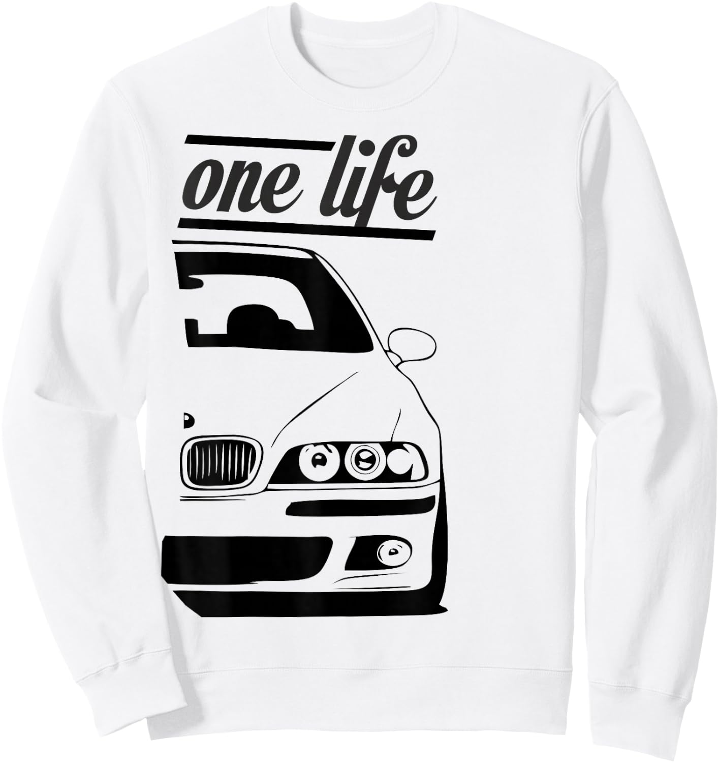 E39 5 Series - One Life Sweatshirt - Sweatshirt | White