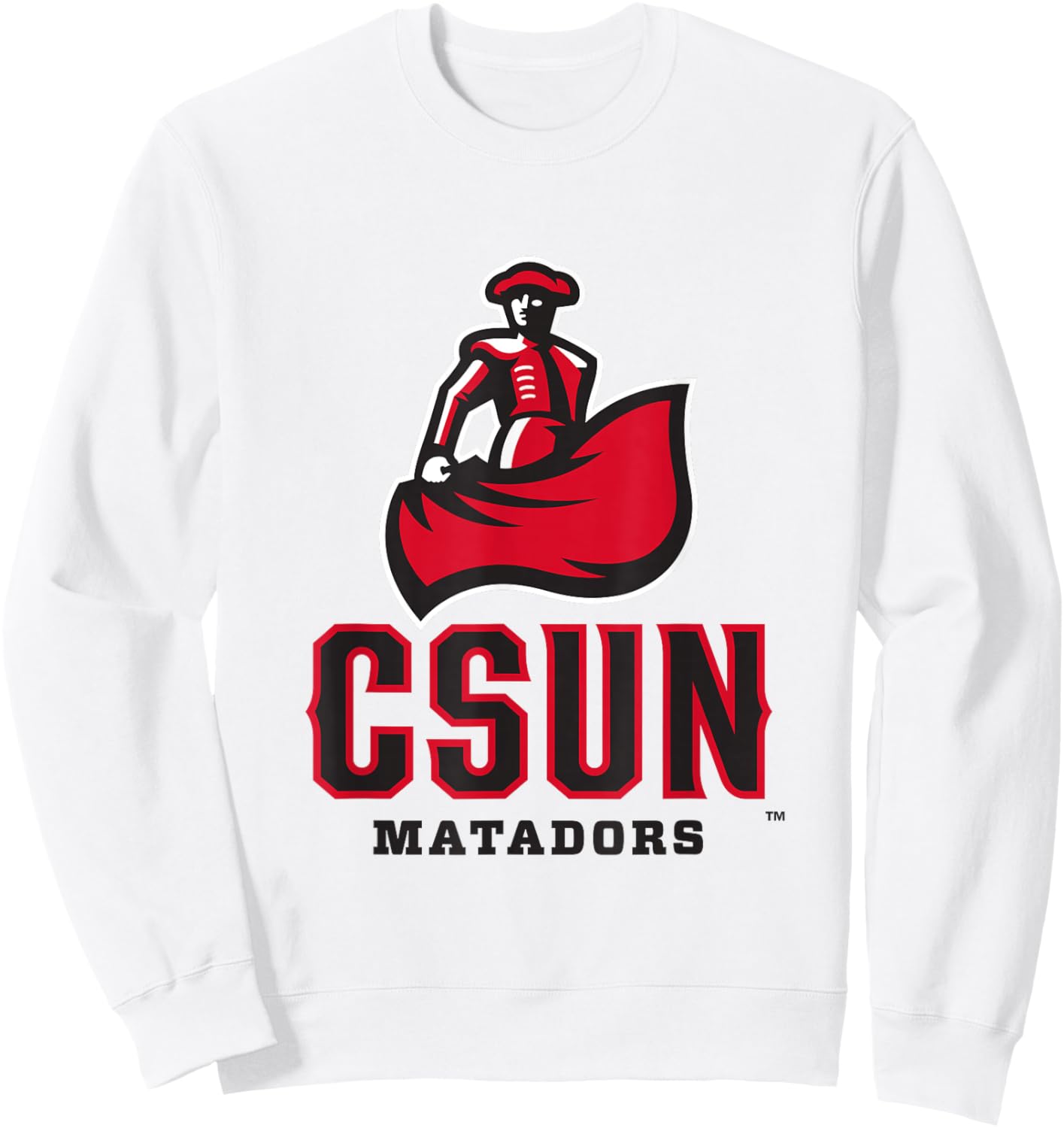 Cal State Northridge Matadors Icon Pink Officially Licensed Sweatshirt - Sweatshirt | White