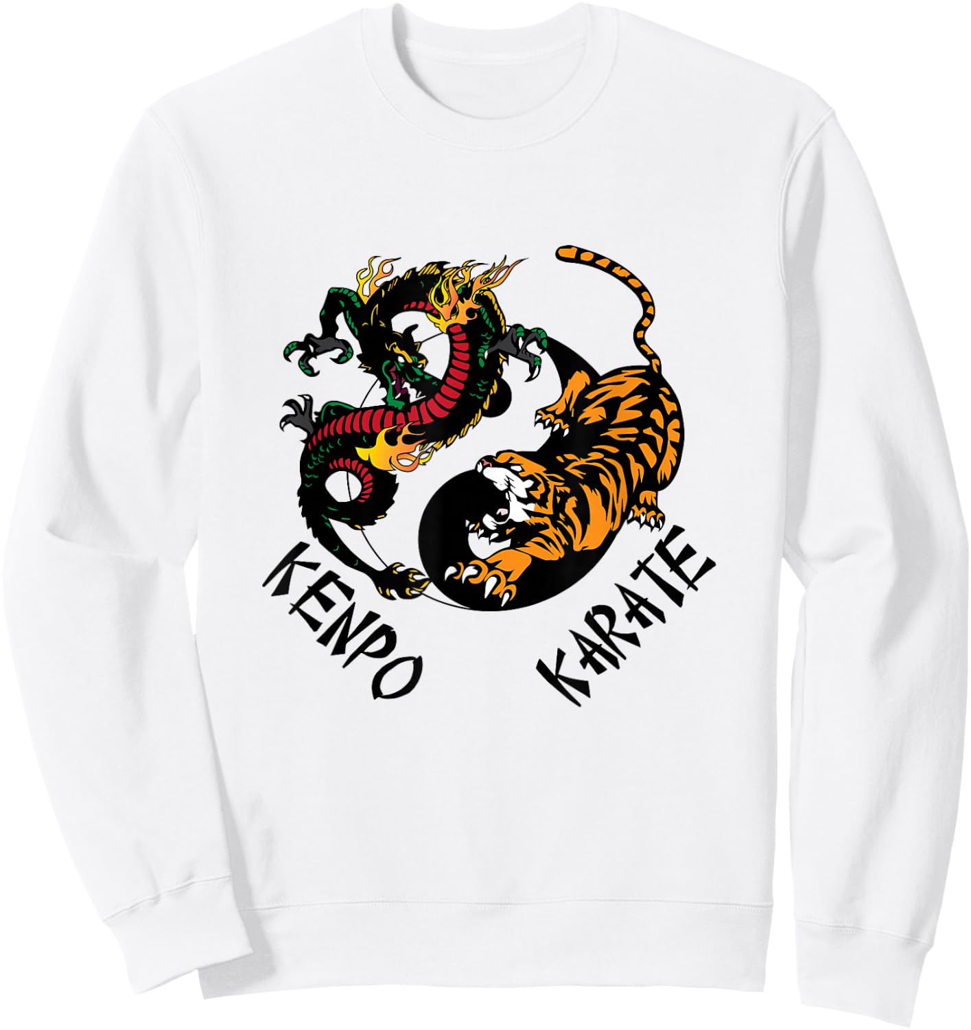 Self Defence Kenpo Karate Martial Arts Sweatshirt - Sweatshirt | White