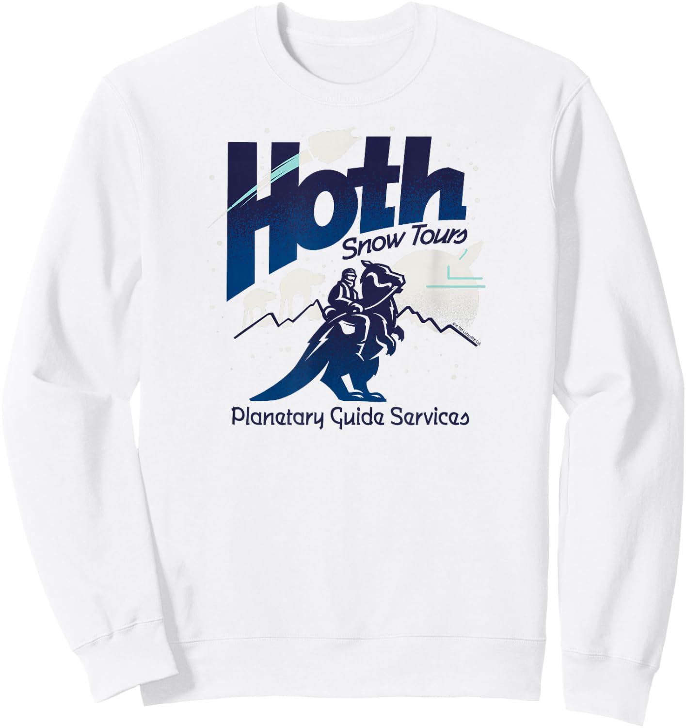 Star Wars - Hoth Snow Tours Planetary Guide Services Sweatshirt - Sweatshirt | White