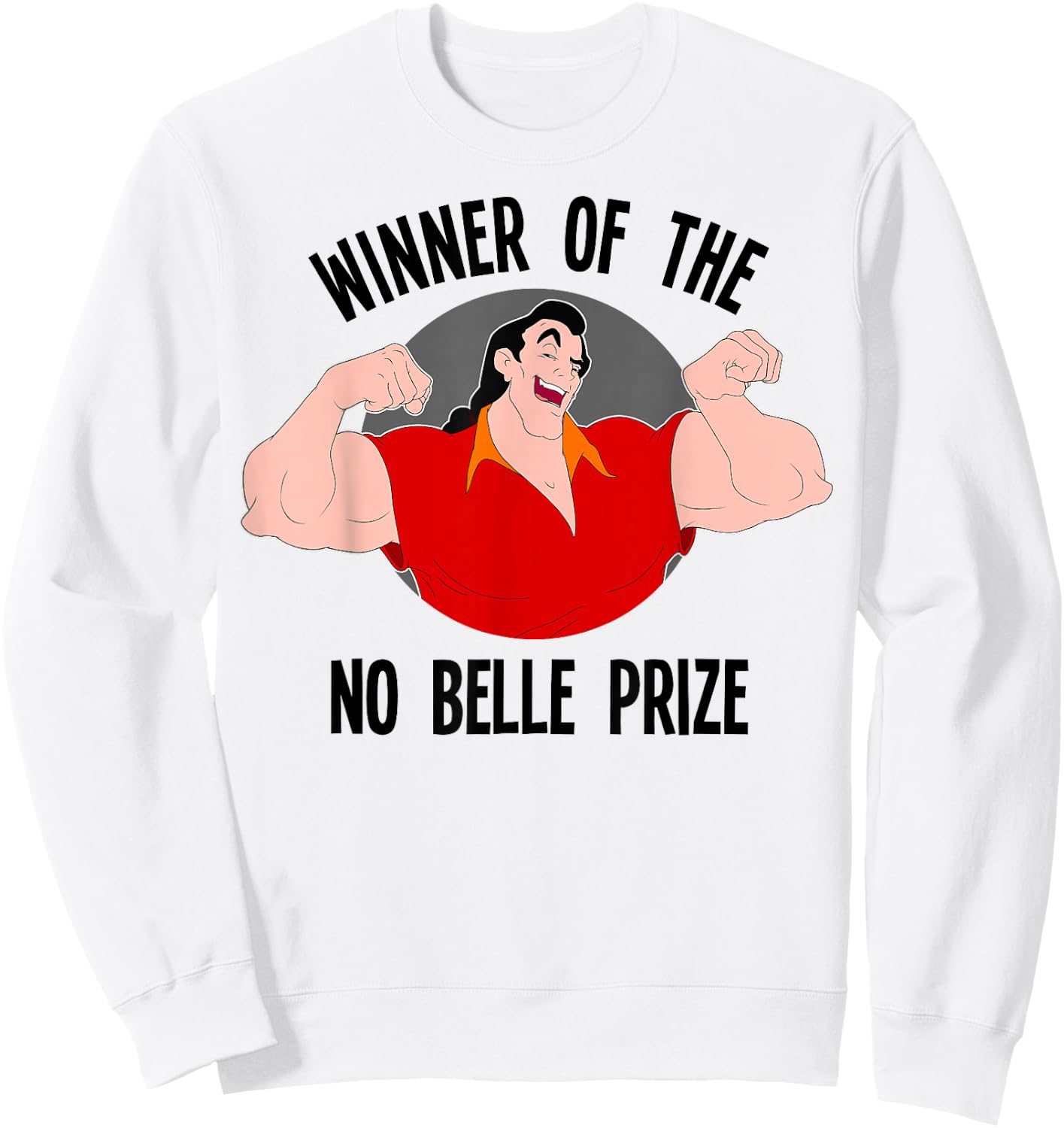 Disney Beauty and the Beast Gaston Winner No Belle Prize Sweatshirt - Sweatshirt | White