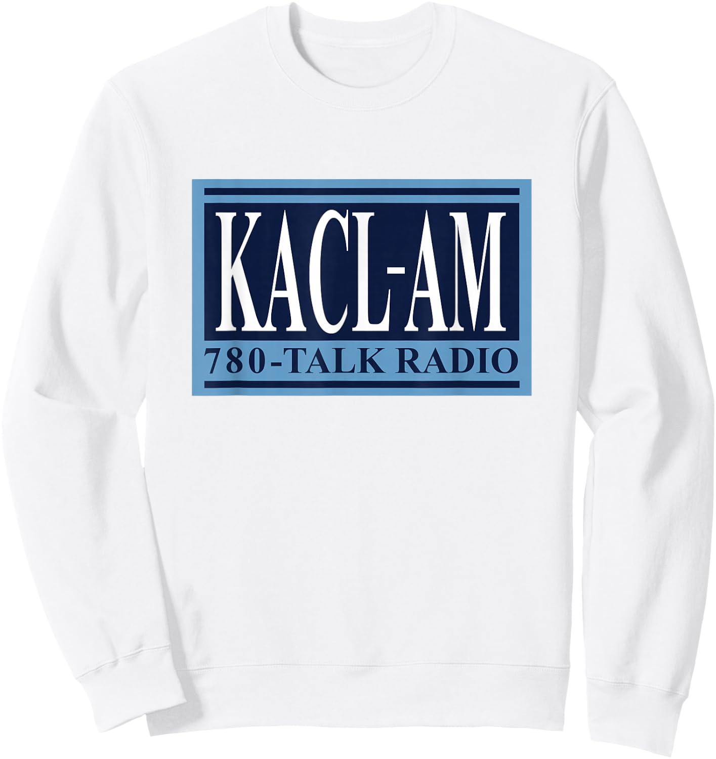 KACL AM Talk Radio Sweatshirt - Sweatshirt | White