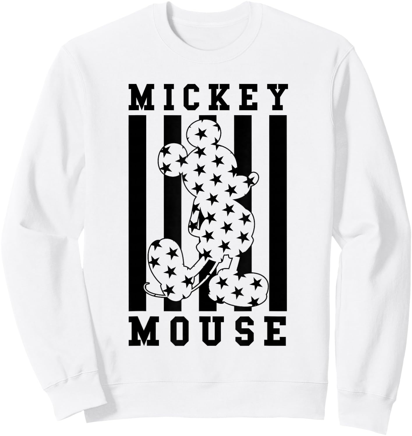Disney - Mickey Mouse American Flag Americana Sweatshirt - Sweatshirt | White