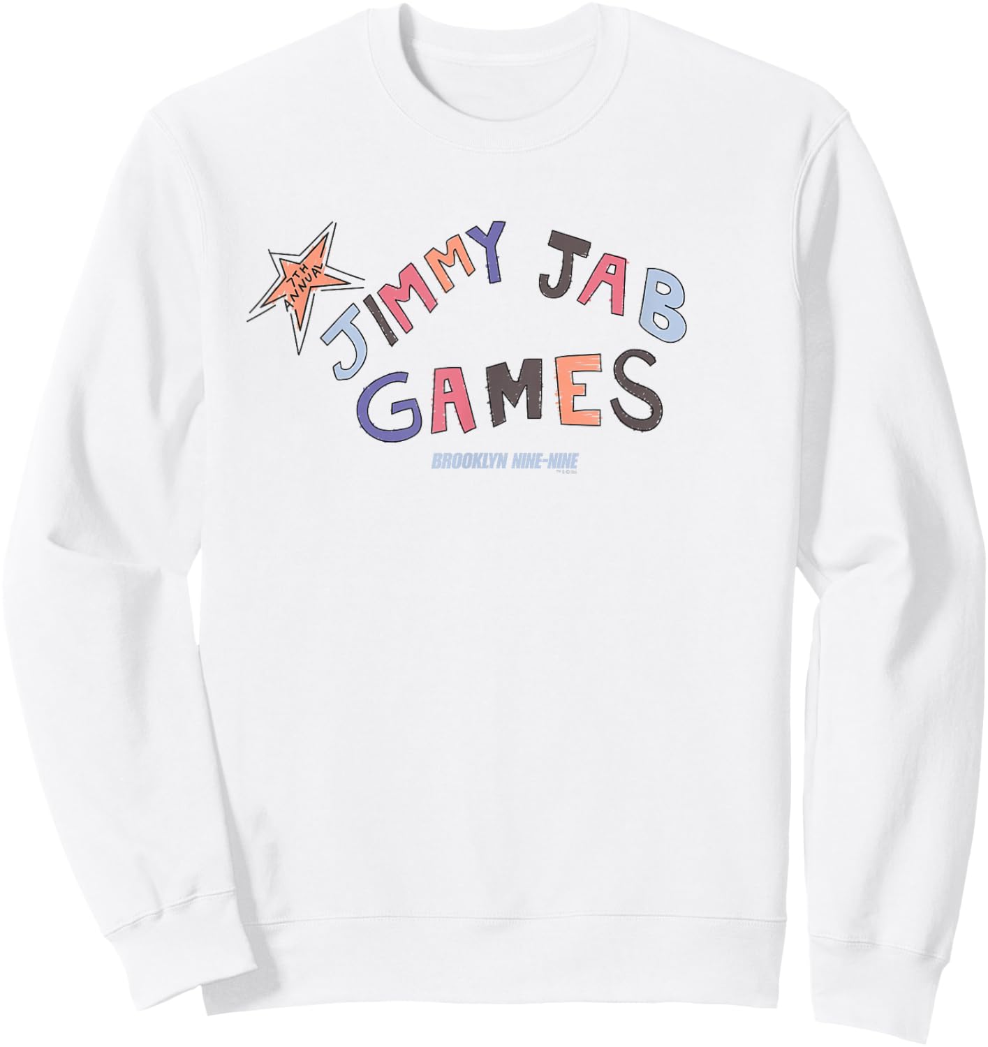 Brooklyn Nine-Nine Jimmy Jab Games Sweatshirt - Sweatshirt | White