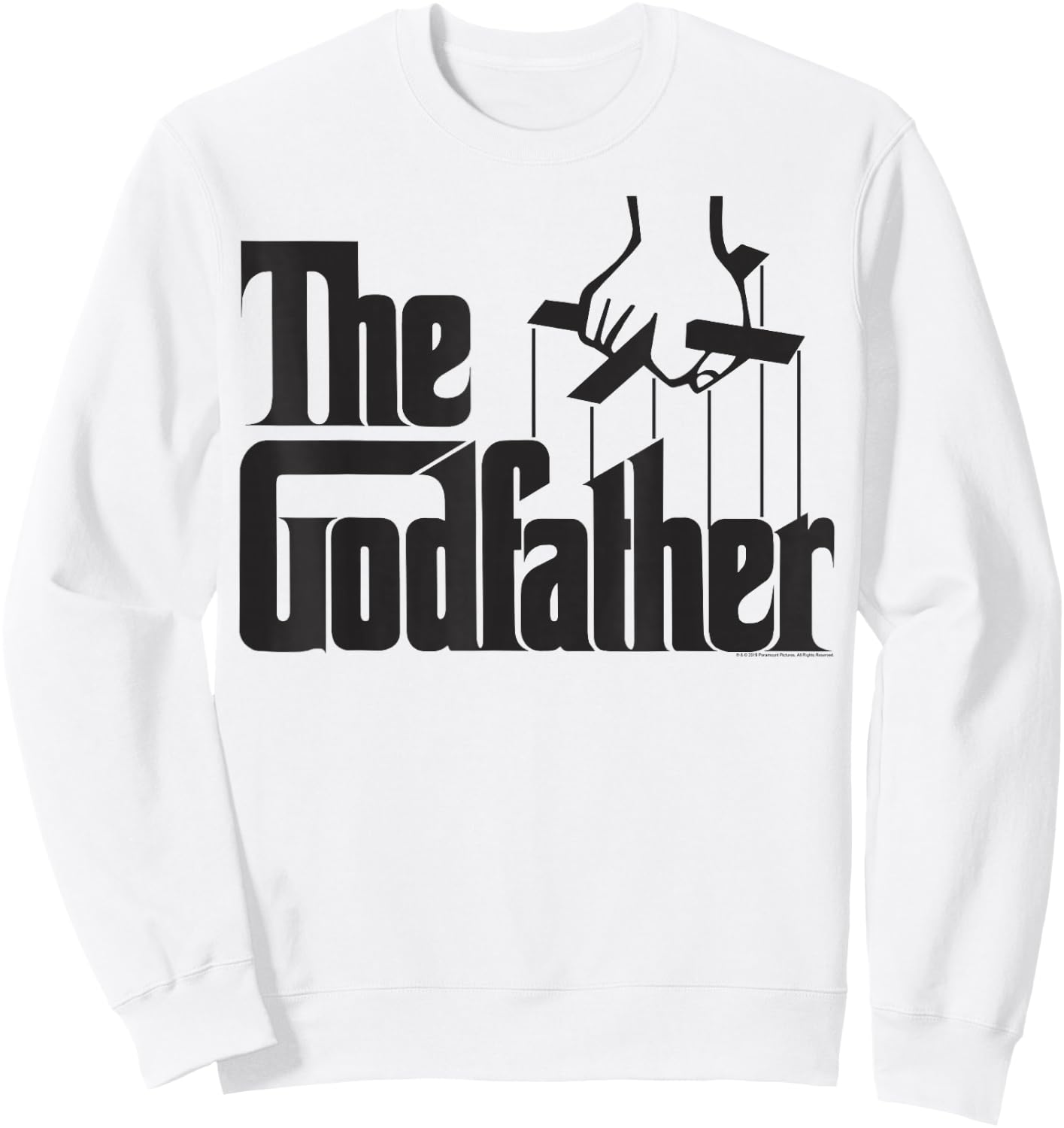 The Godfather Original Title Logo Sweatshirt - Sweatshirt | White