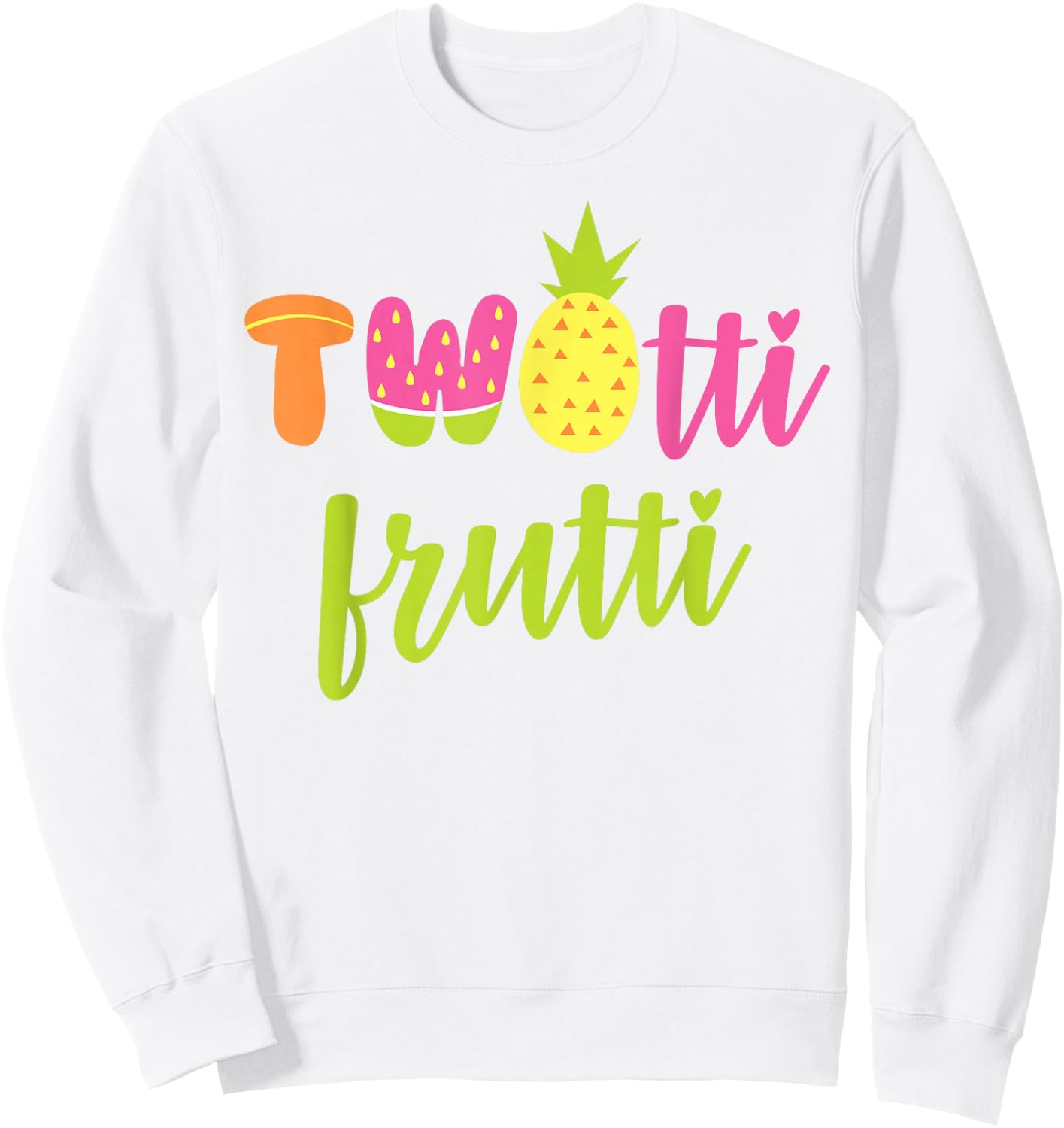 Twotti Fruitti 2nd Birthday Toddler Two Year Old Gift Sweatshirt - Sweatshirt | White