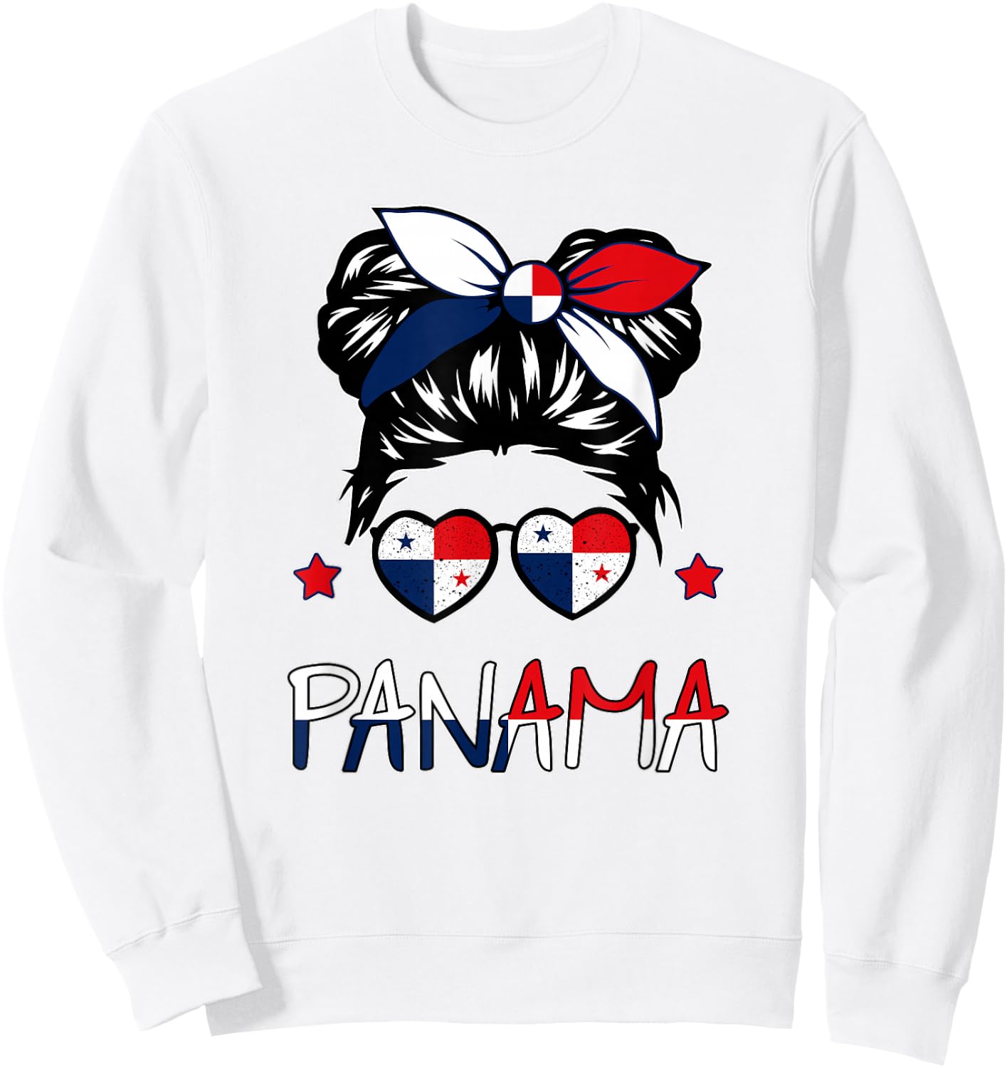 Kids Panama Flag Toddler Panamanian Hispanic Heritage Month Sweatshirt - Sweatshirt | White