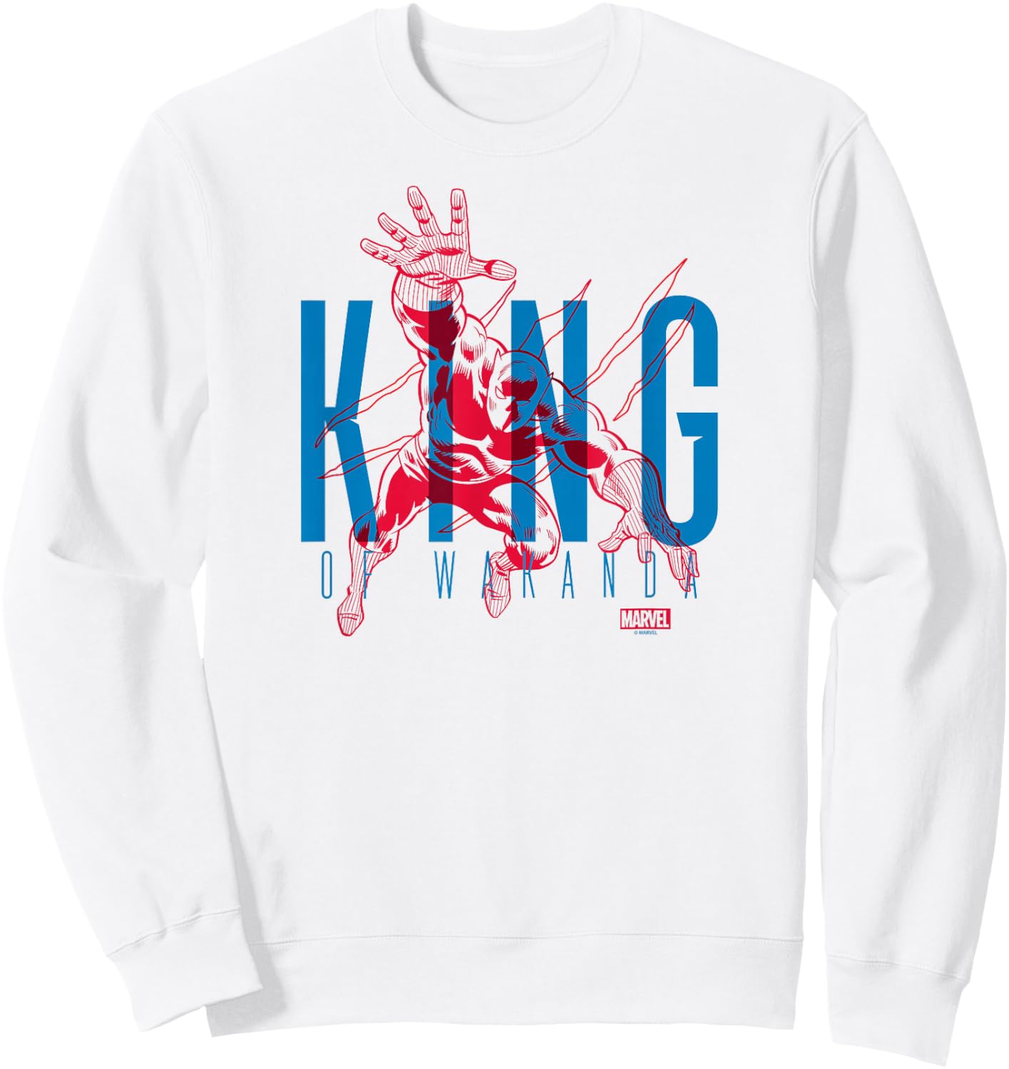 Black Panther - Halftone Sweatshirt - Sweatshirt | White