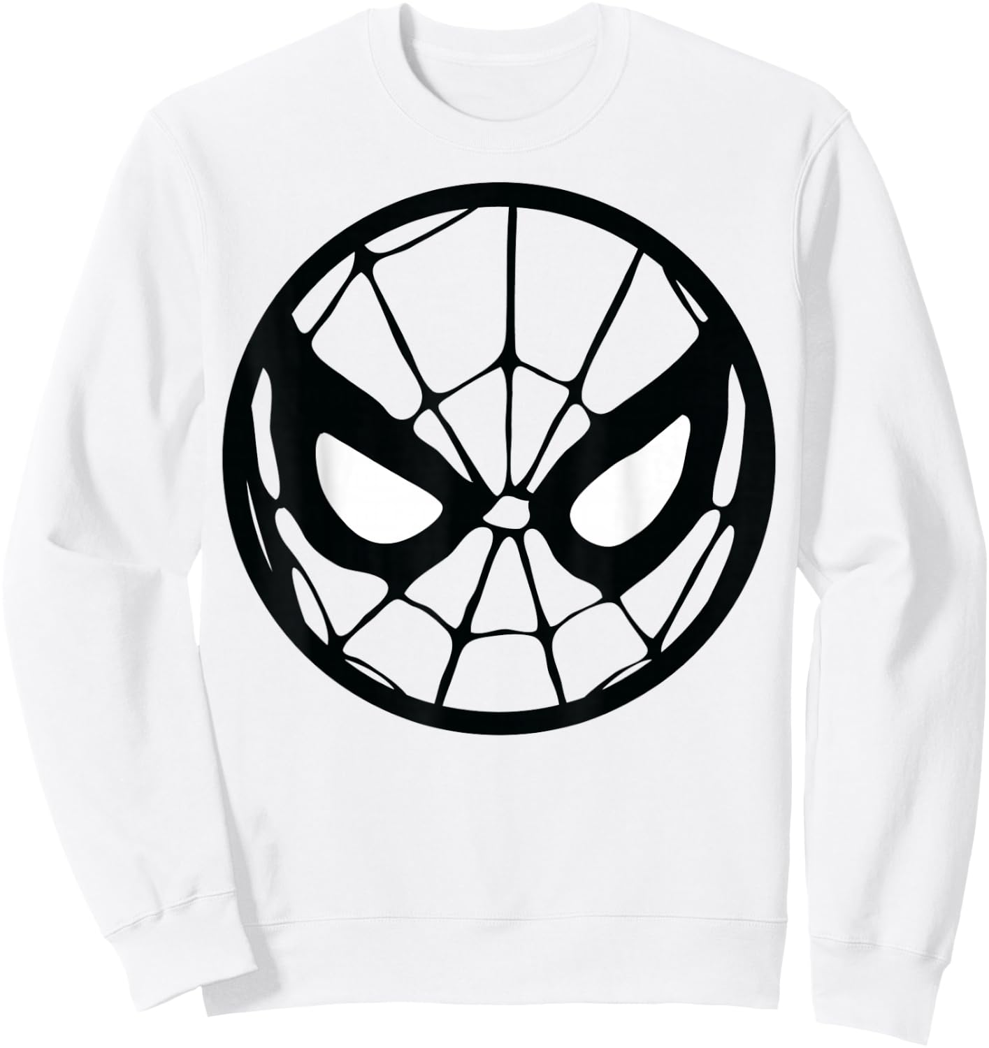 Marvel Spider-Man Circle Mask Graphic Sweatshirt - Sweatshirt | White