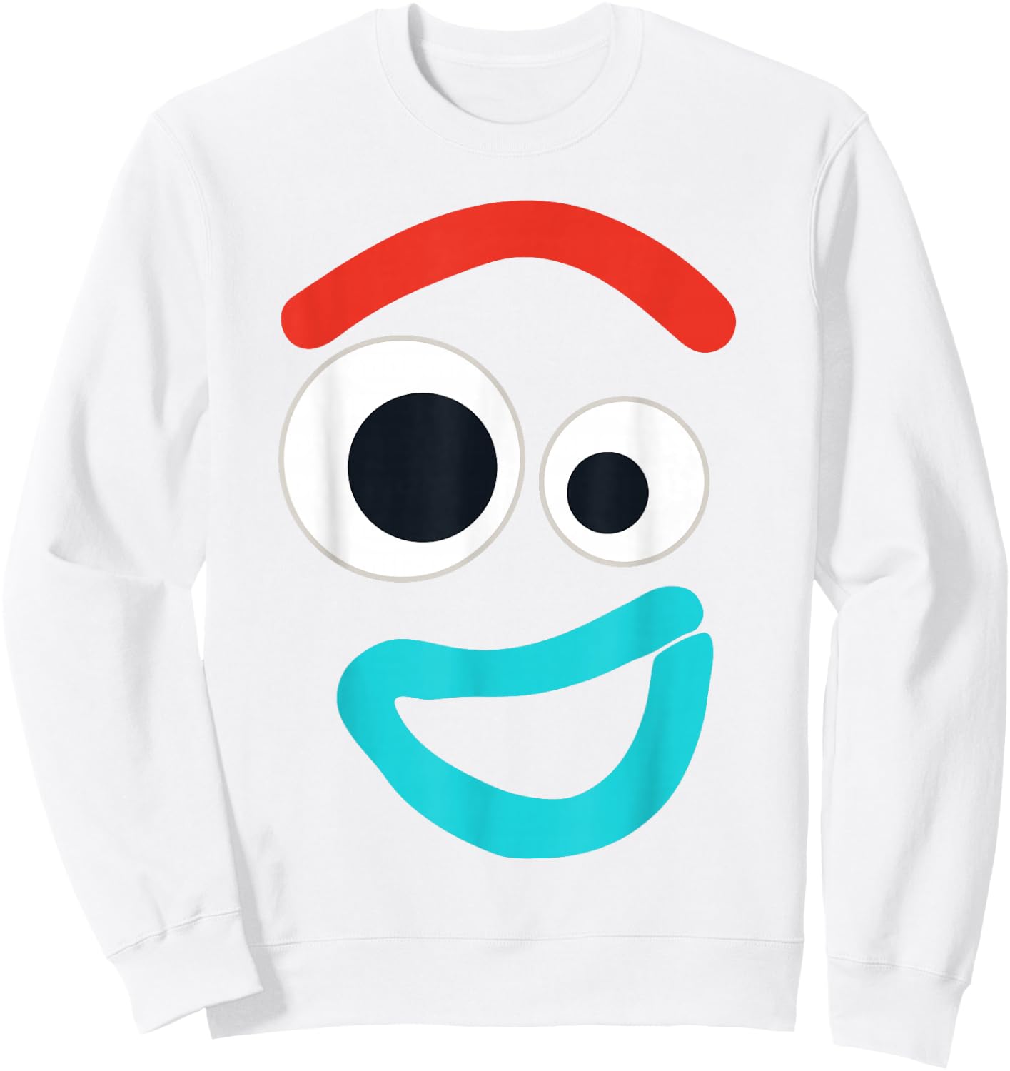 Disney and Pixar Toy Story 4 Forky Smiling Costume Sweatshirt - Sweatshirt | White