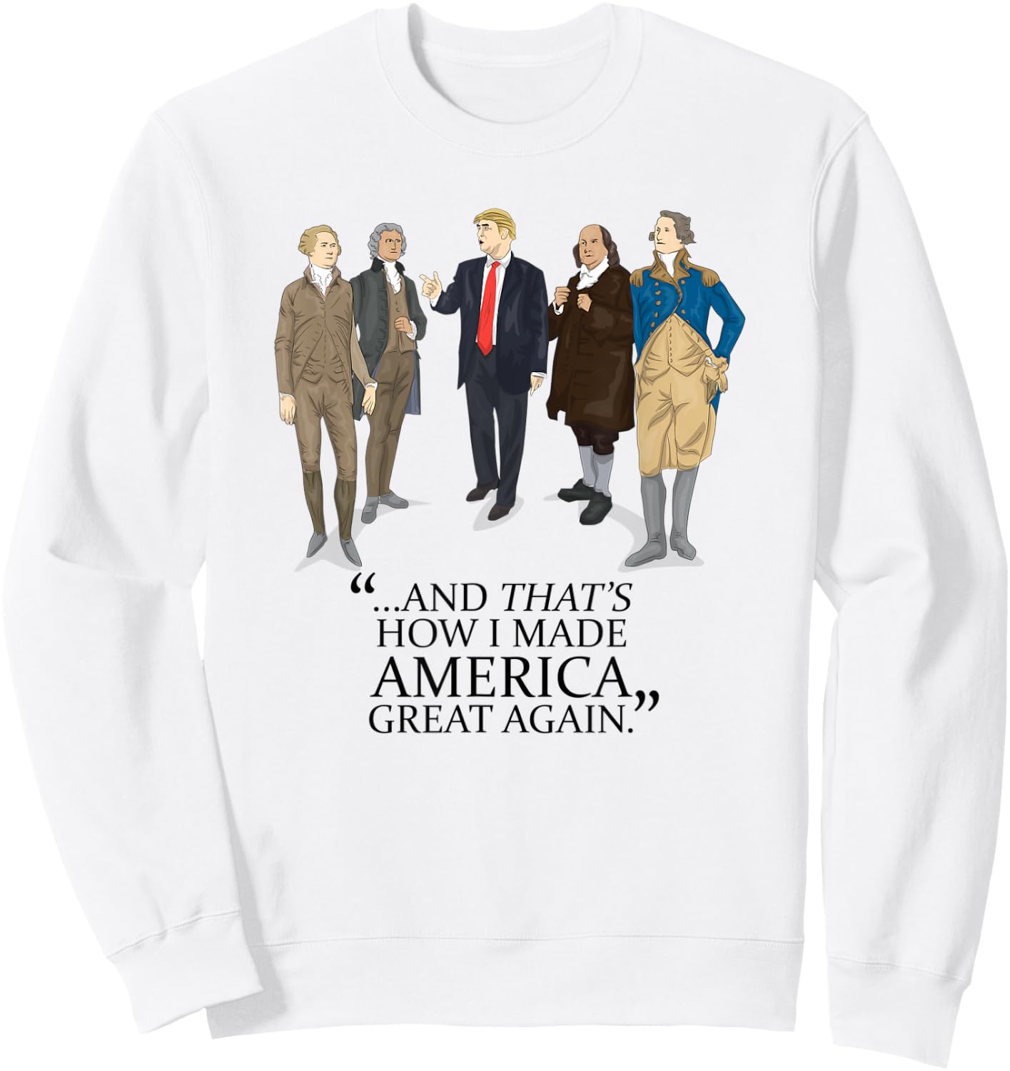 Donald Trump 2020 Election for President Keep America Great Sweatshirt - Sweatshirt | White